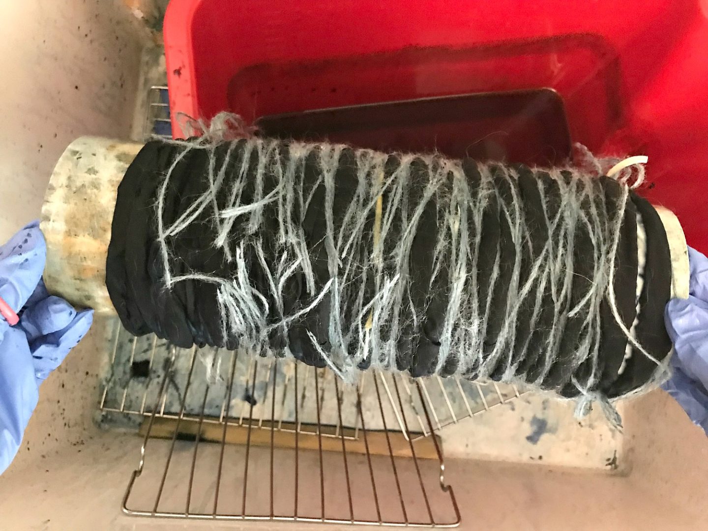 DIY Shibori Pole Dyeing Experiment | How to Dye Fabric with Pole Dyeing Method