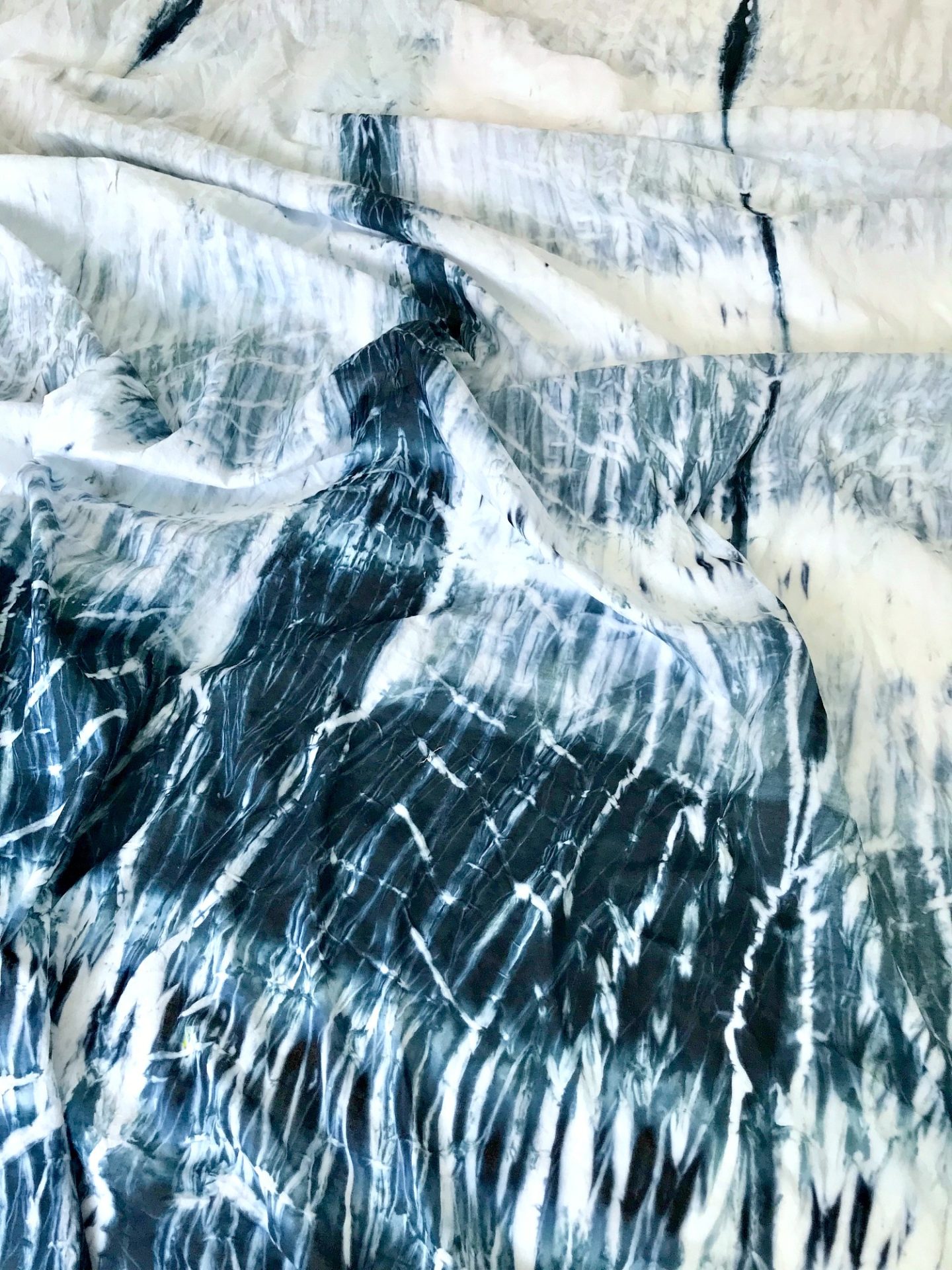 DIY Shibori Pole Dyeing Experiment | How to Dye Fabric with Pole Dyeing Method