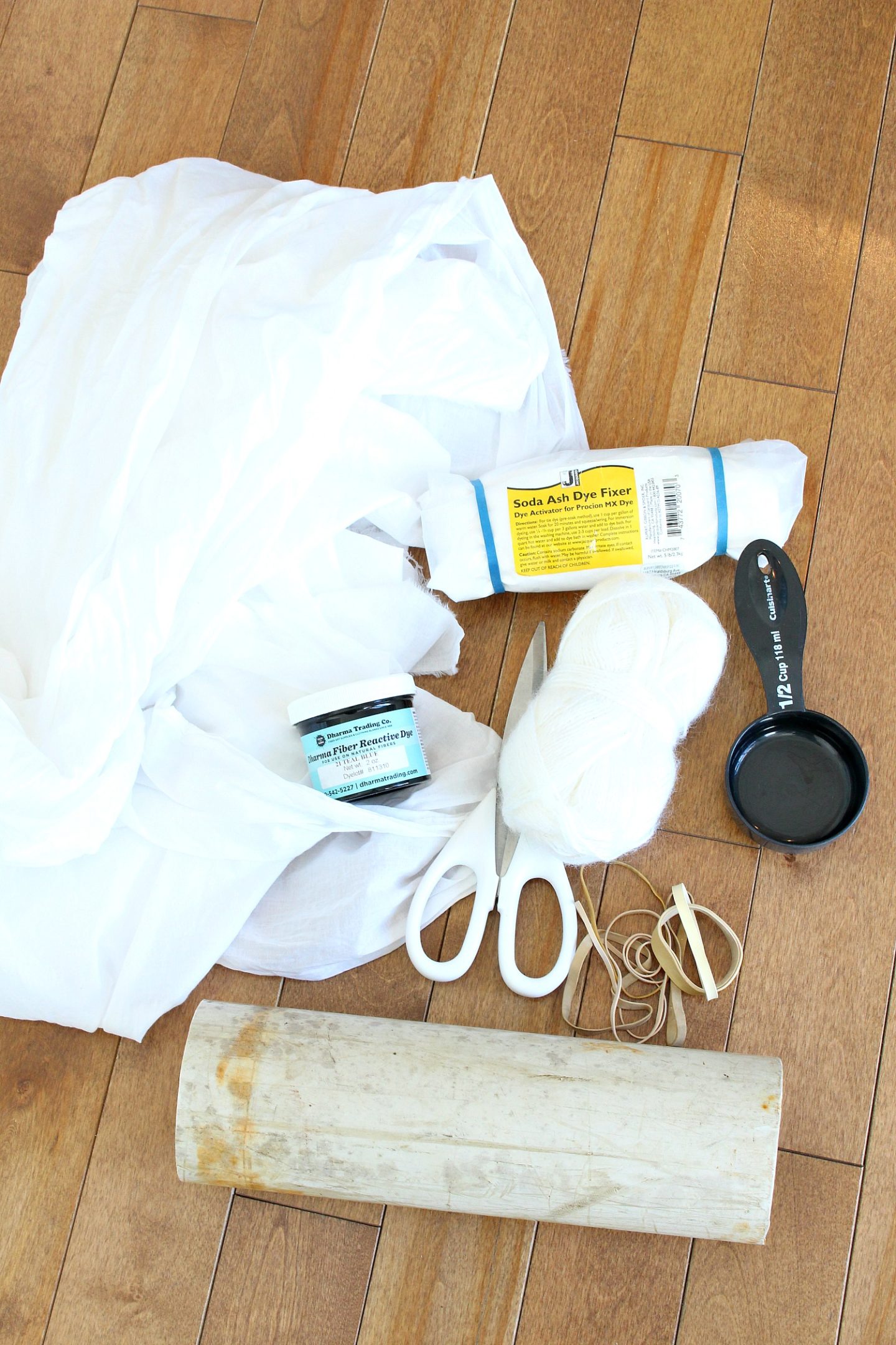 DIY Shibori Pole Dyeing Experiment | How to Dye Fabric with Pole Dyeing Method