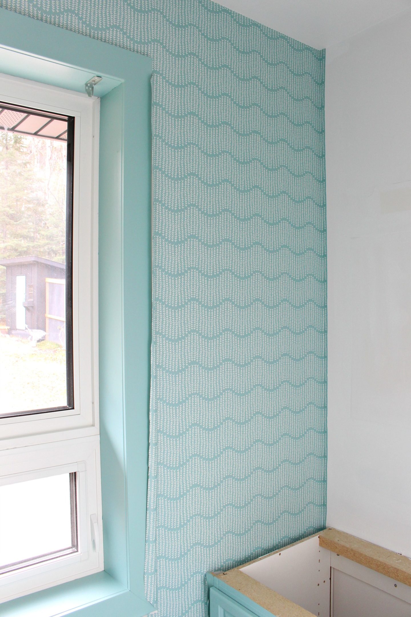 Spoonflower wallpaper installation and first impression review  YouTube
