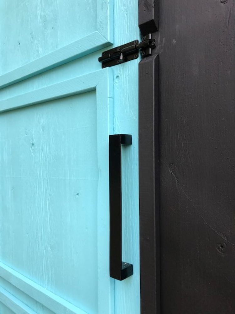 Modern Door Hardware for Chicken Coop