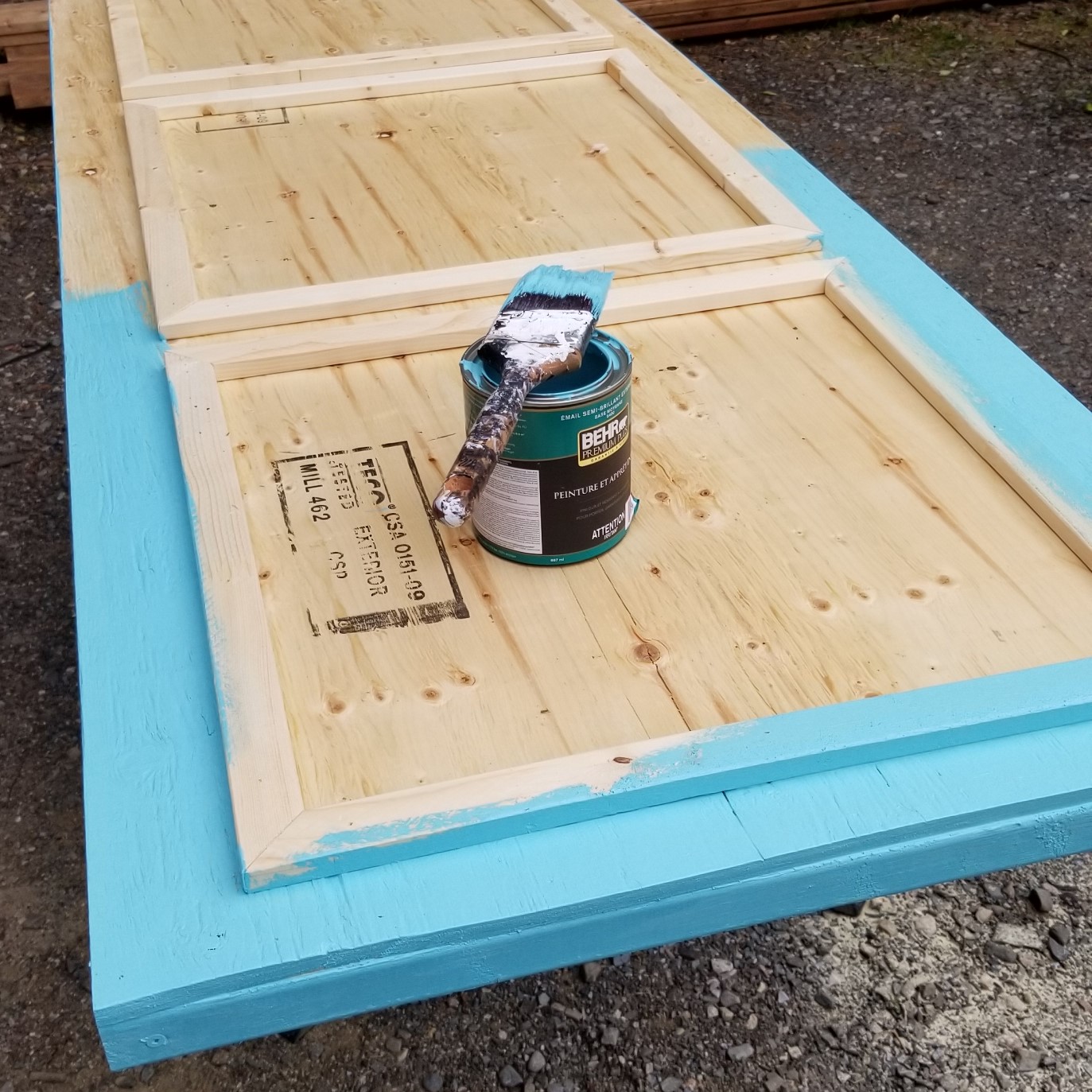How to Build a Cheap Plywood Door
