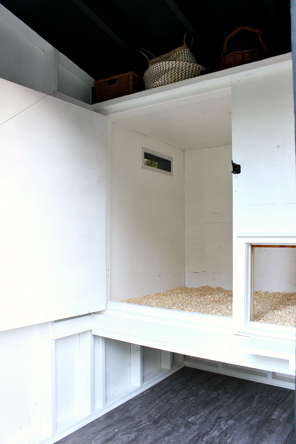 Urban Chicken Coop Design with Storage