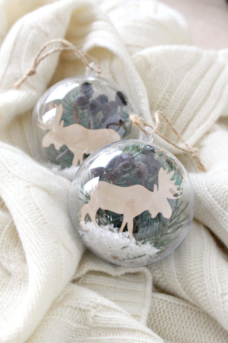 Nature Inspired DIY Ornament | Fillable Ornament Ideas