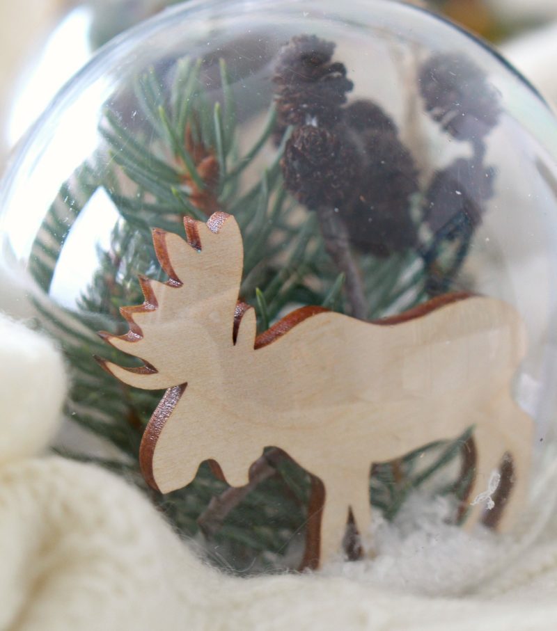 Nature Inspired DIY Ornament Fillable Ornament Ideas Dans Le Lakehouse   Winter Diorama Ornament 800x907 