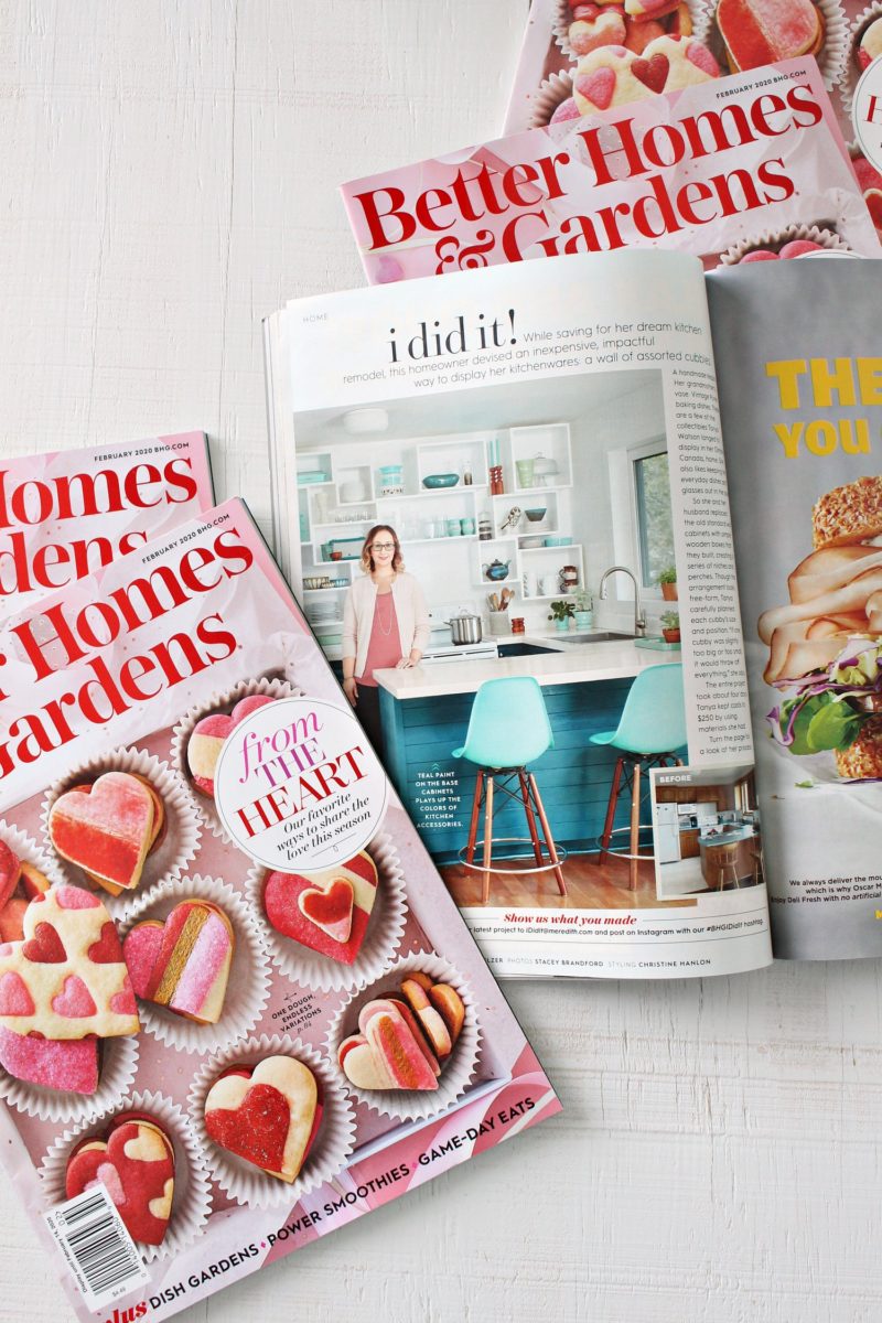 See My Kitchen in Better Homes & Gardens Magazine!