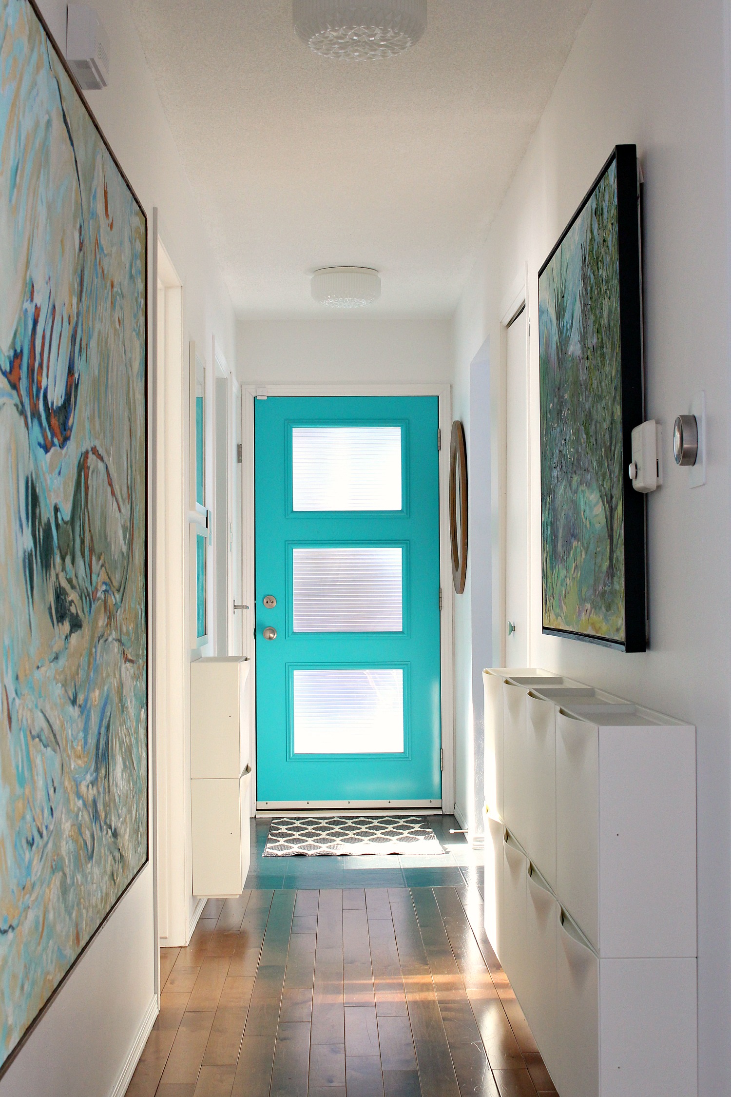 Turquoise Front Door
