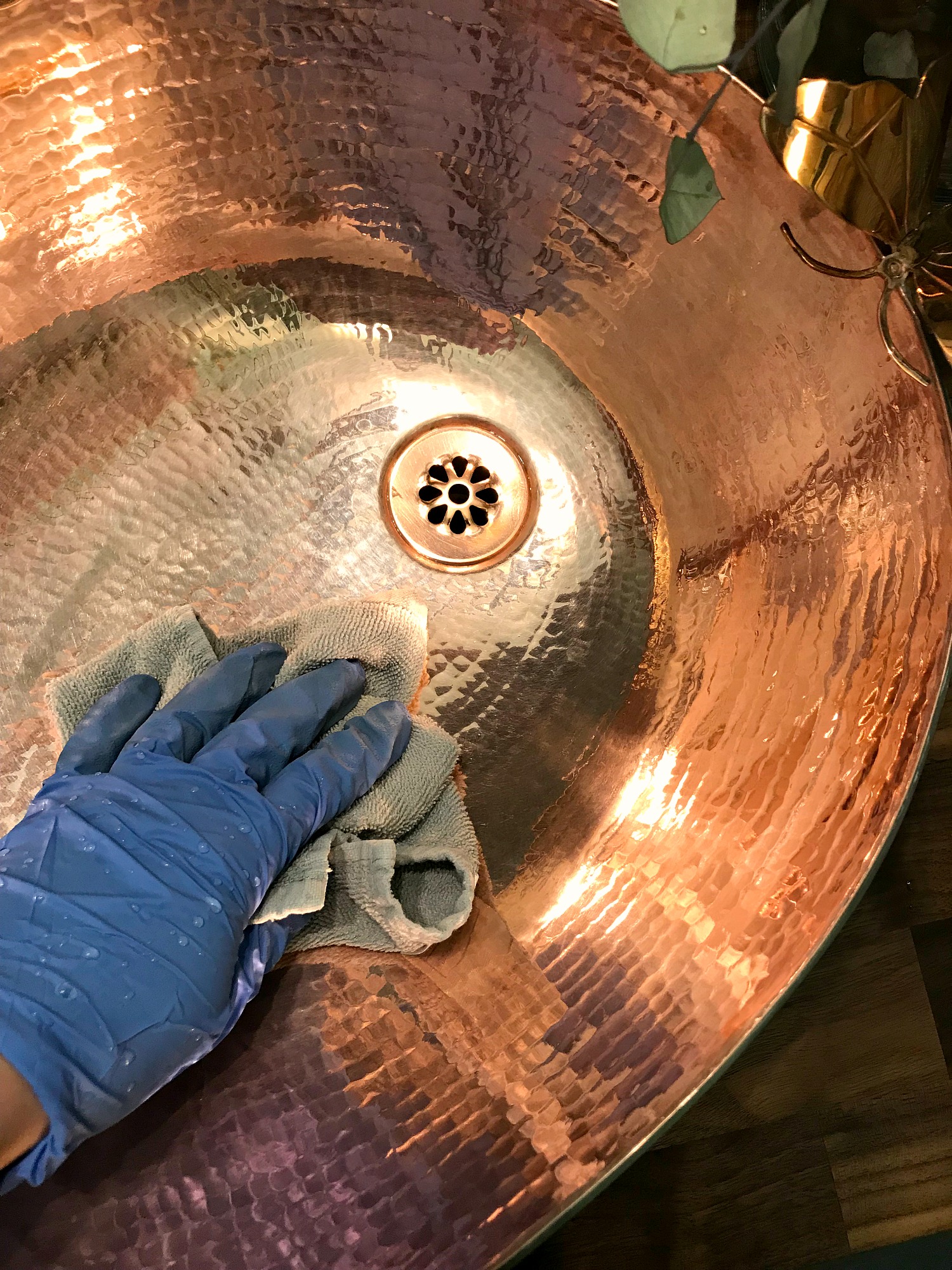 Did My Copper Sink Patina How To Clean A Copper Sink Dans Le Lakehouse