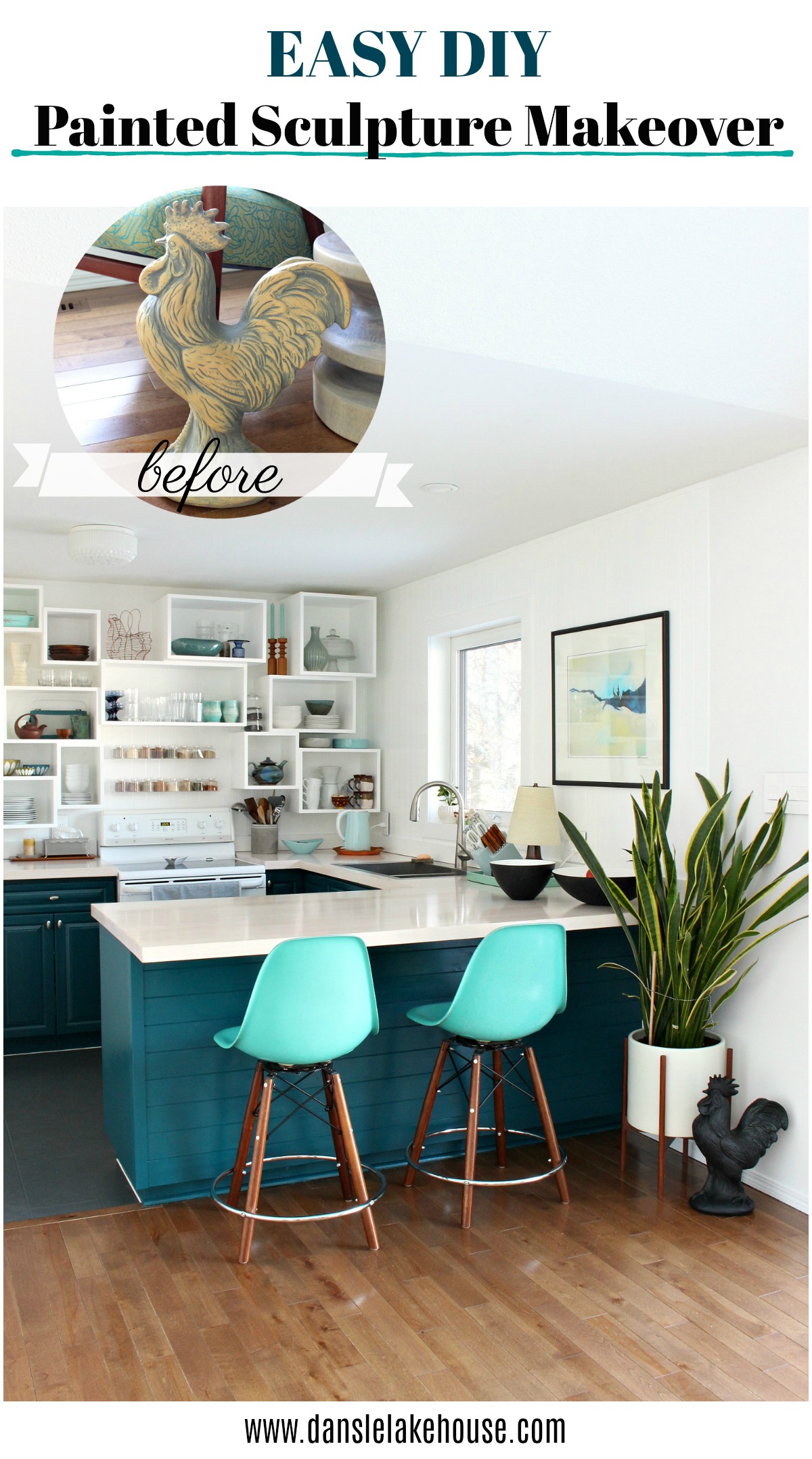 Easy DIY Painted Sculpture Makeover