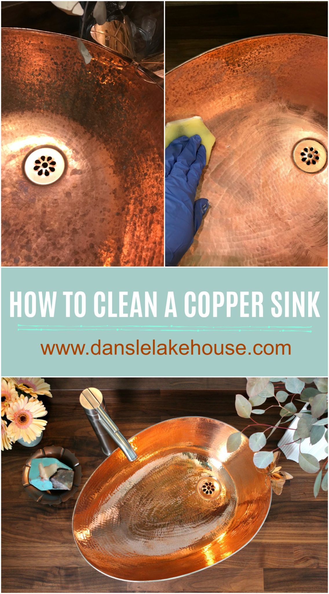 Did My Copper Sink Patina? | How to Clean a Copper Sink | Dans le Lakehouse