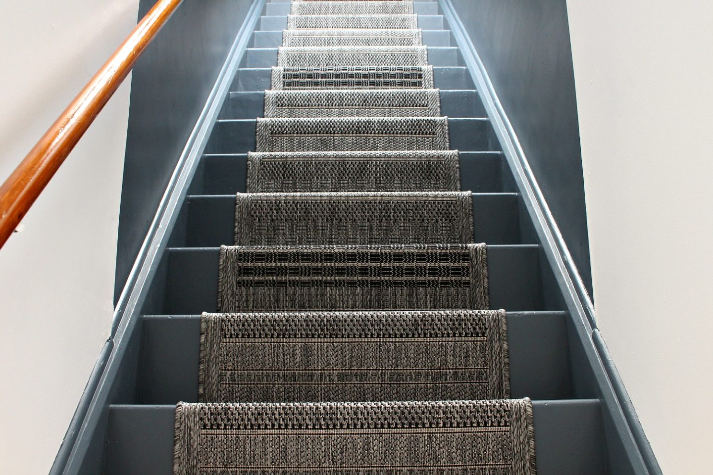 inexpensive stairway makeover