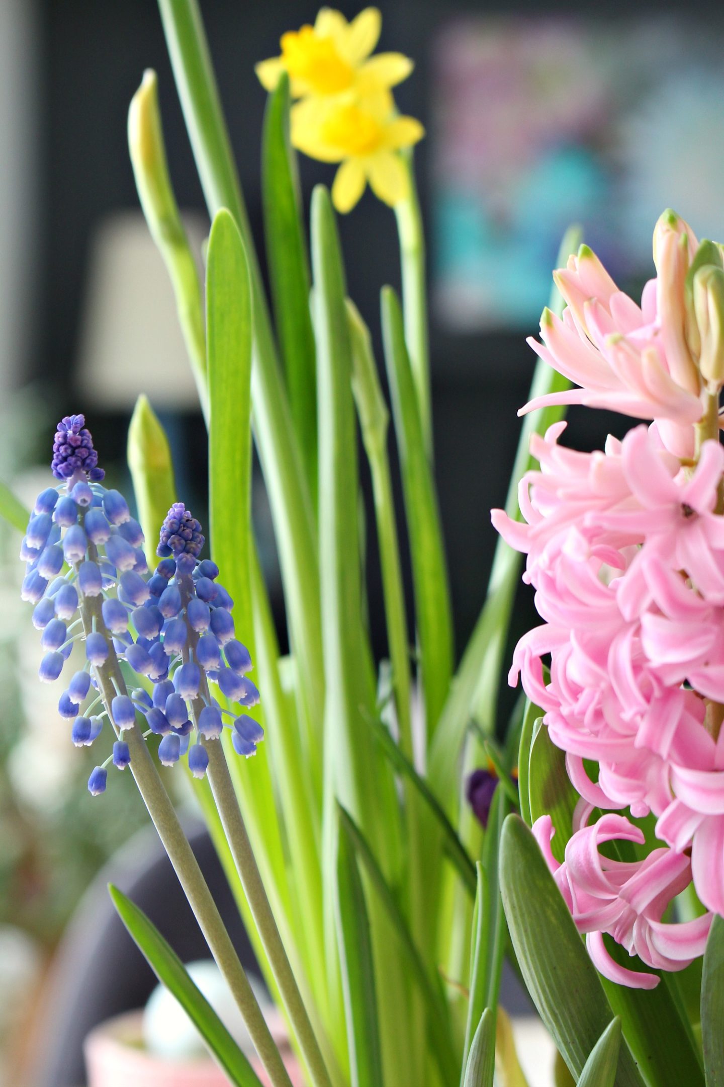 floral spring centerpiece