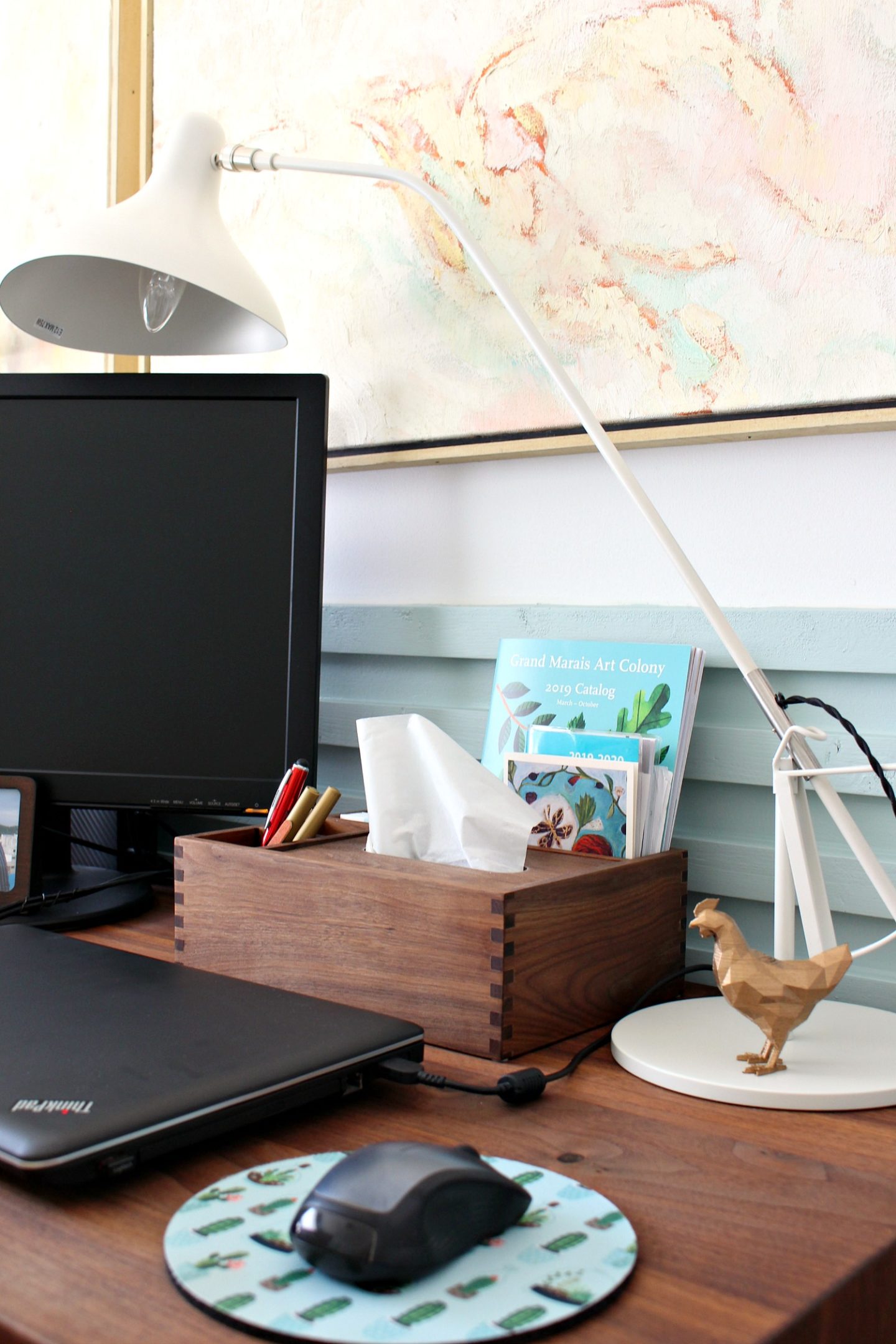 Walnut Desk Organizer