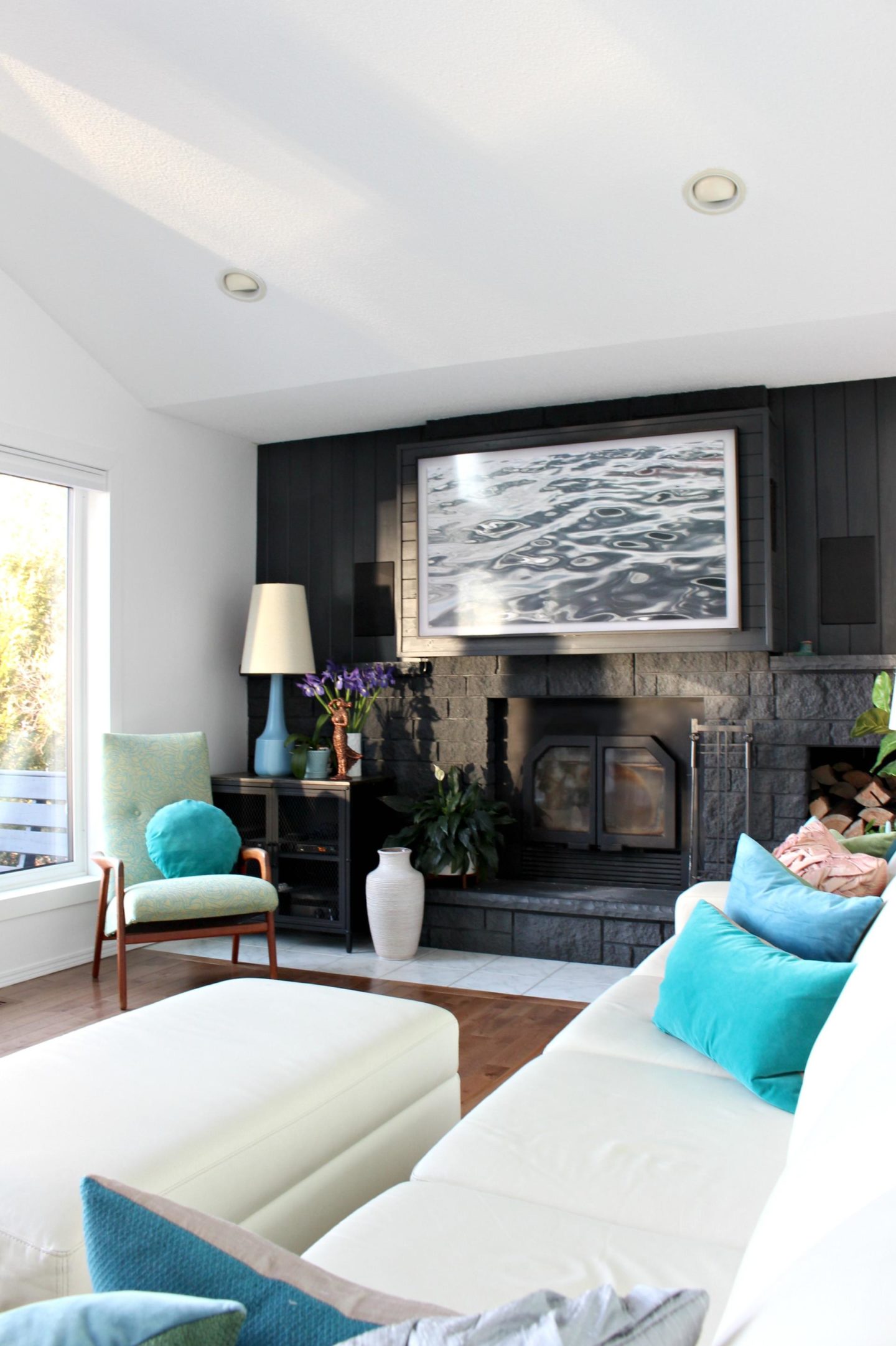 How to Build a Fireplace Bump Out to Hang a TV