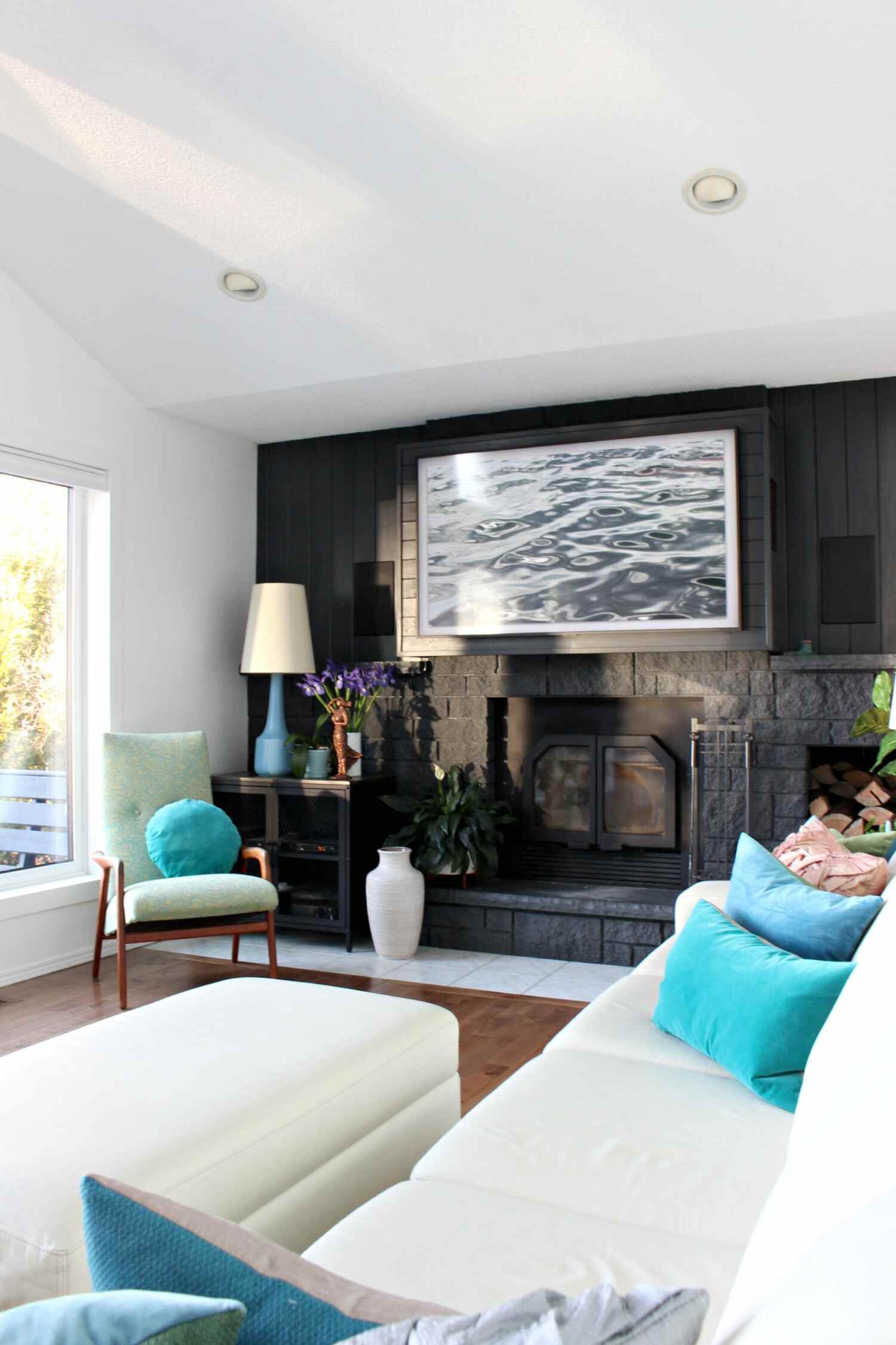 How to Build a Fireplace Bump Out to Hang a TV