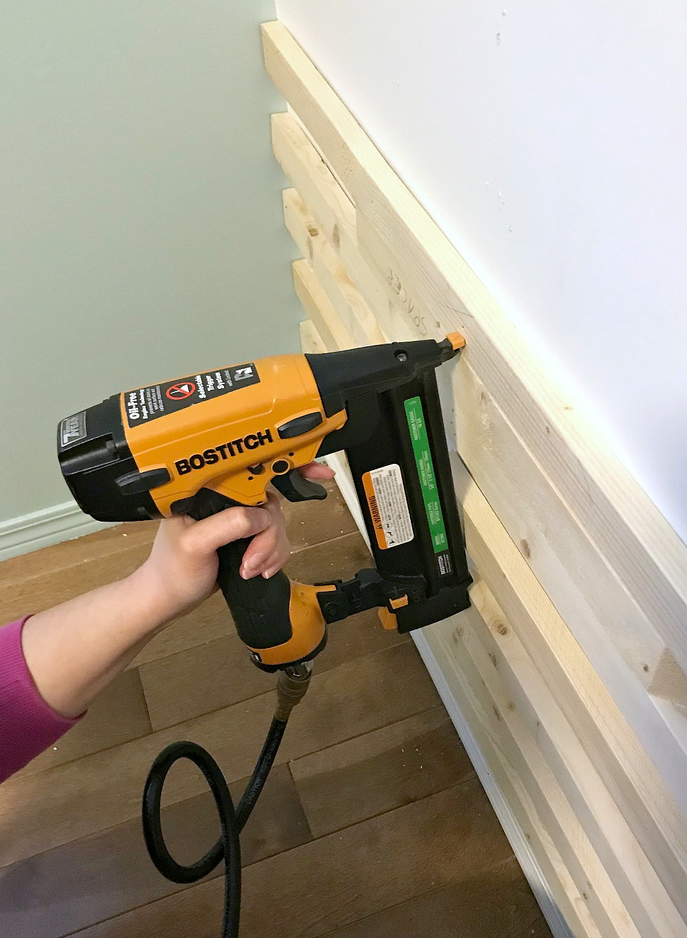 DIY Horizontal Slatted Wall Tutorial 