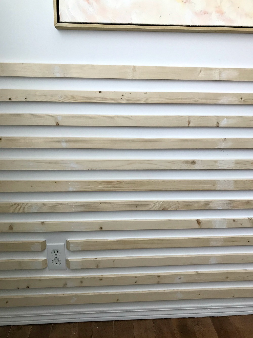DIY Horizontal Slatted Wall Tutorial 