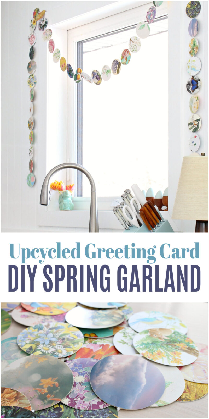 DIY Recycled Card Garland For Spring Dans Le Lakehouse   Diy Spring Garland 3 800x1600 