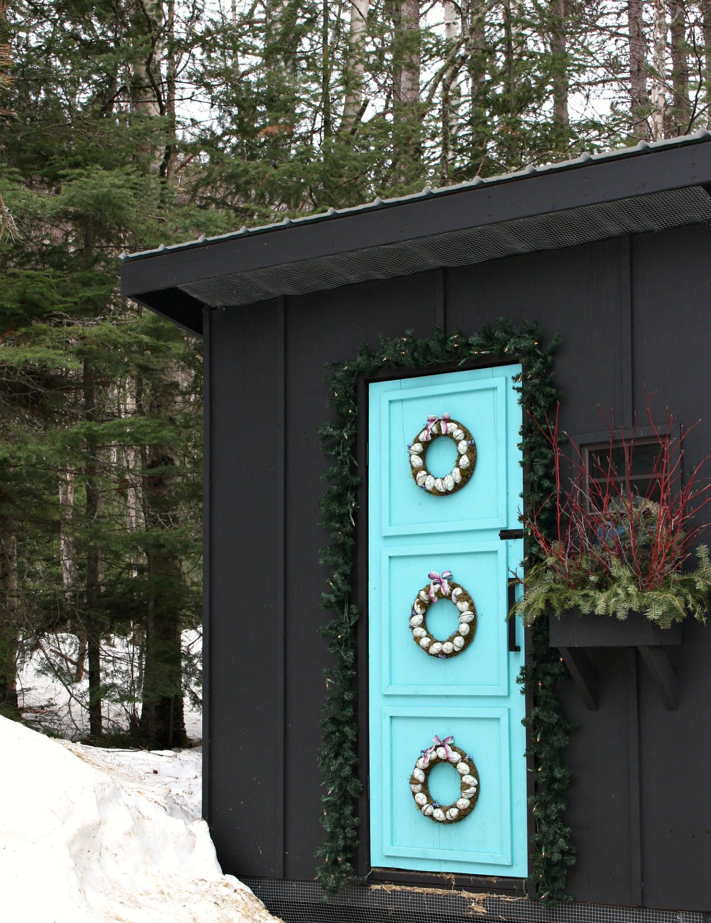 Spring Egg Wreath for Coop Decor
