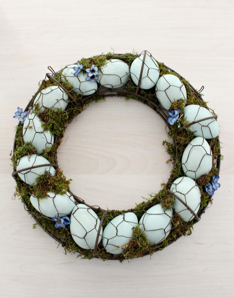 DIY Egg Wreath Idea for Spring