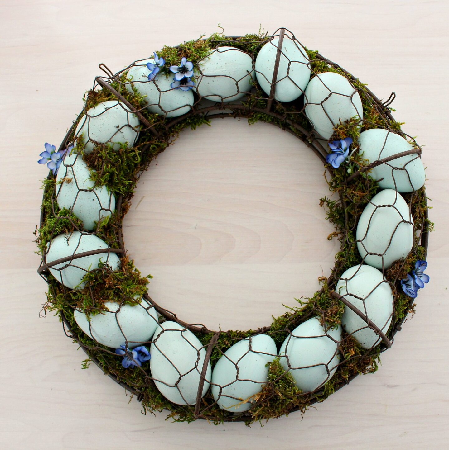 DIY Egg Wreath Idea for Spring