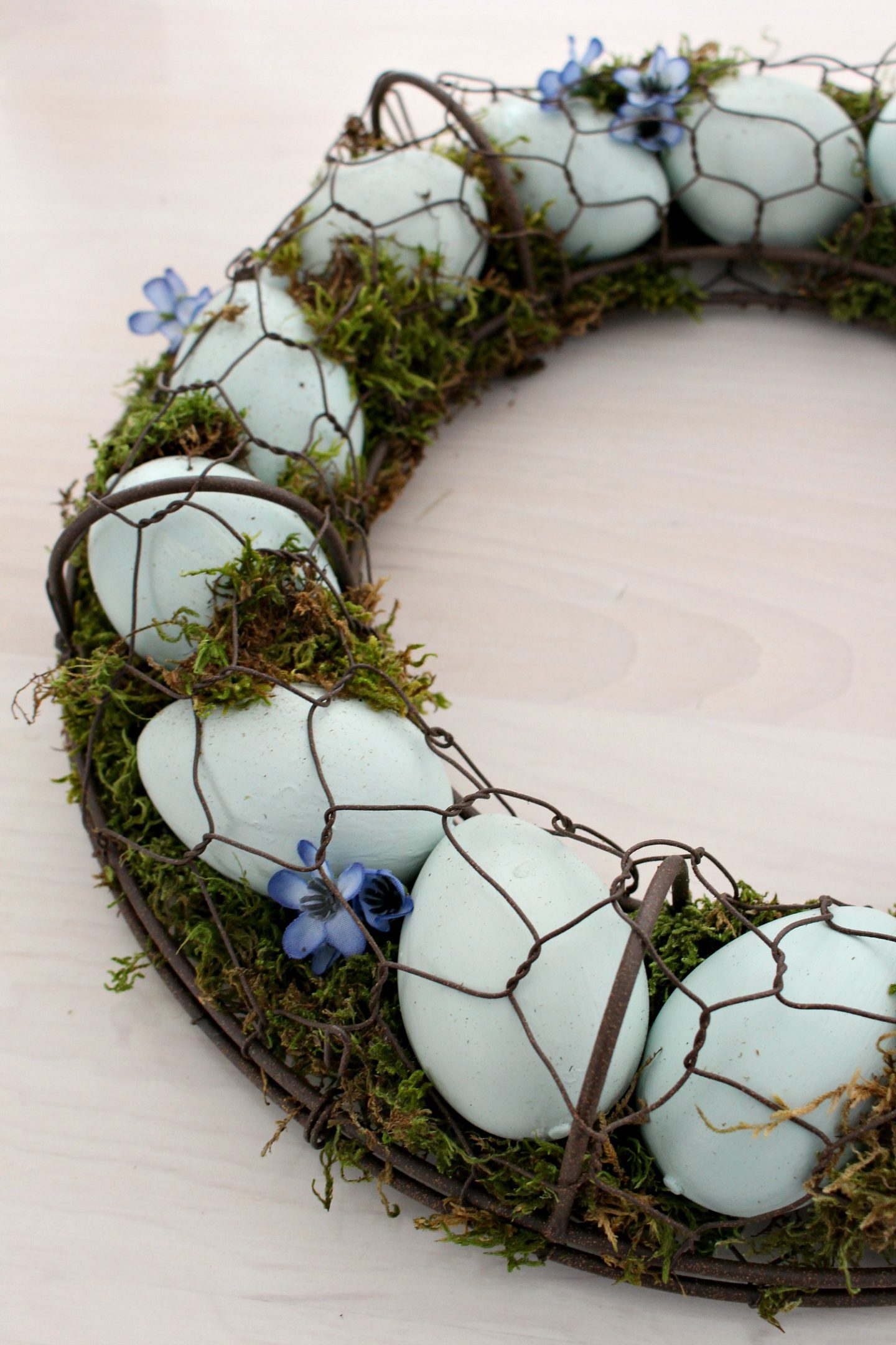 Pale Aqua Egg Wreath