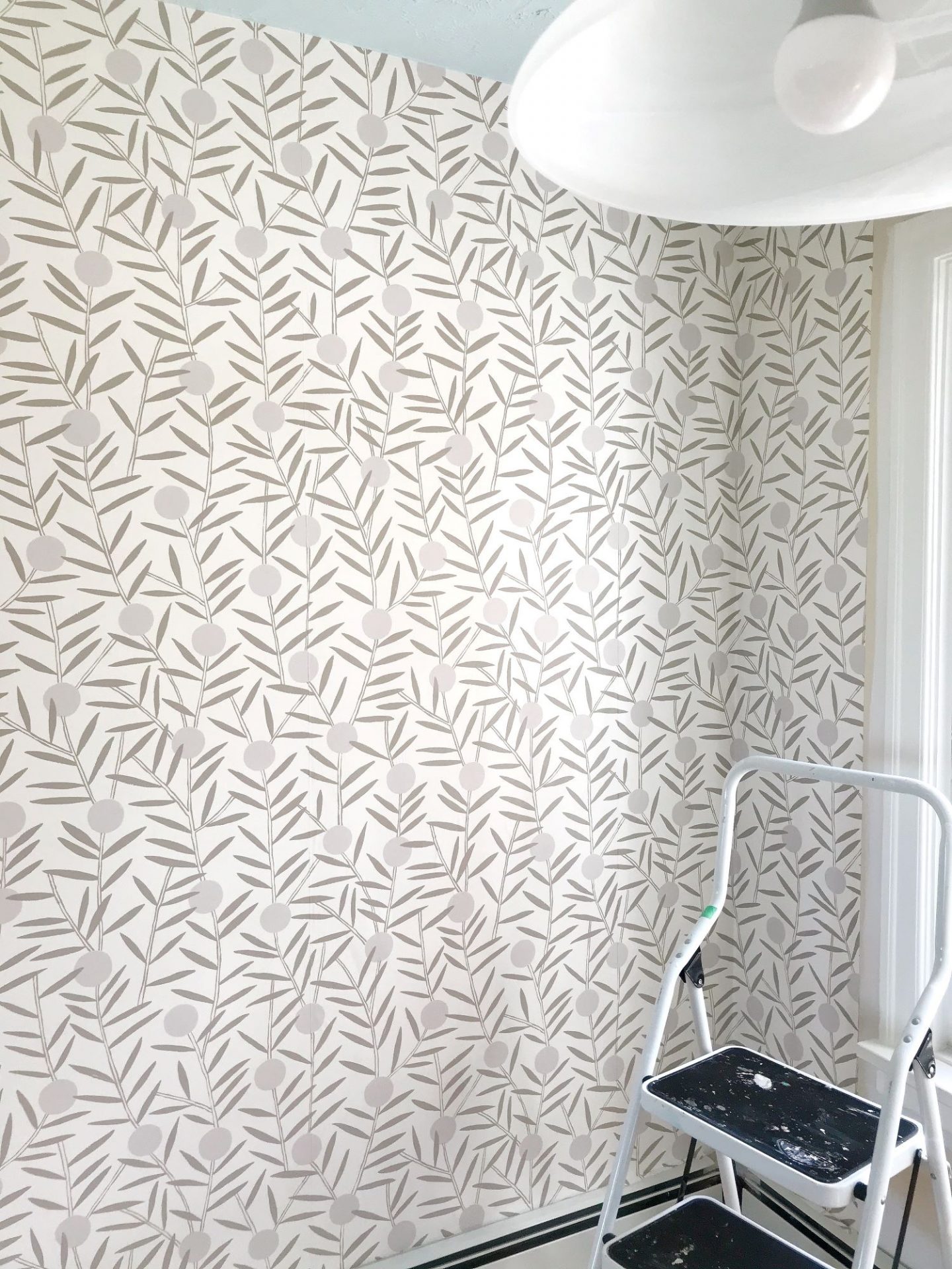 Non-Pasted Wallpaper DIY