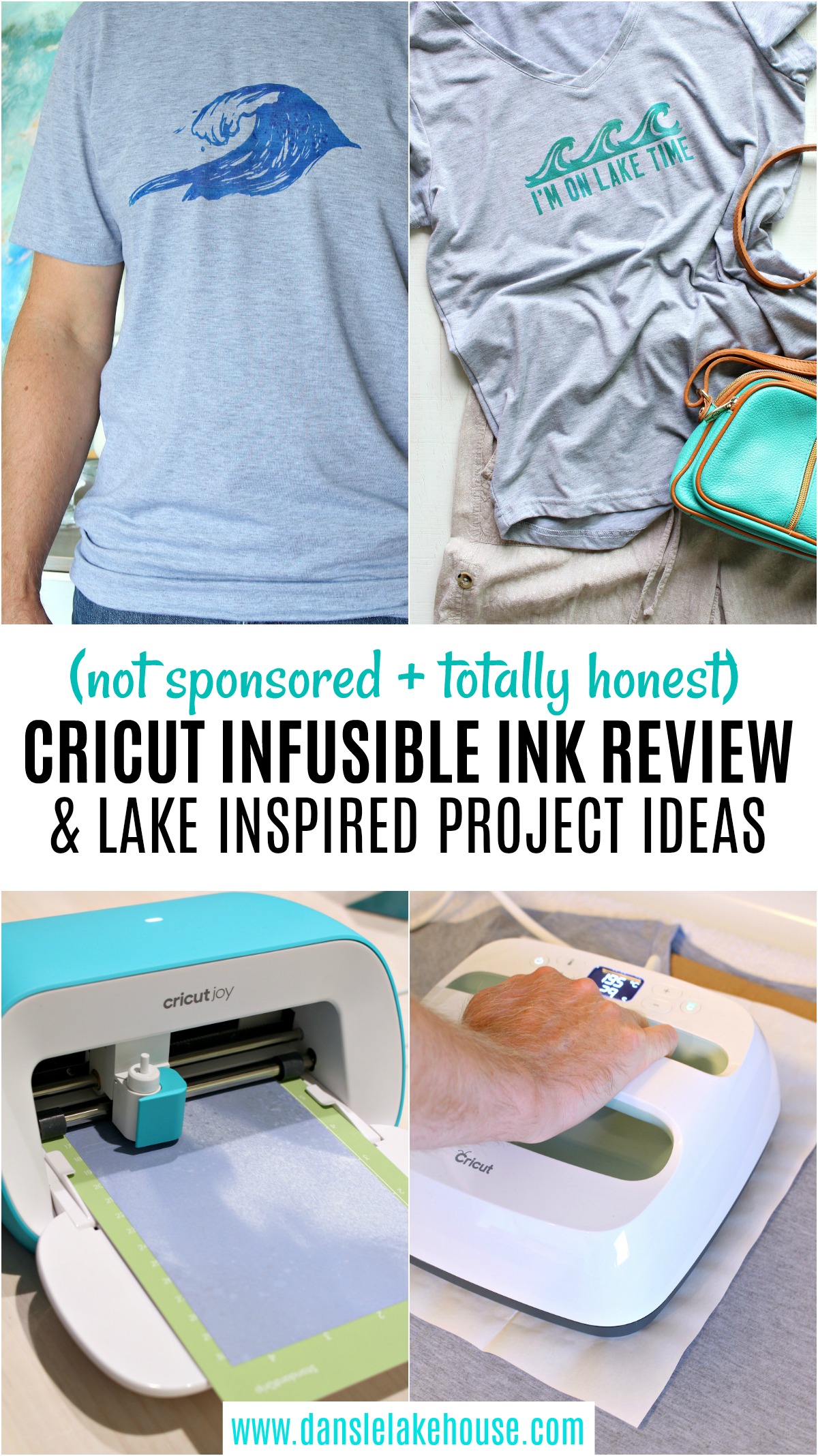 Cricut Infusible Ink Review (Not Sponsored) and Lake Inspired Project Ideas