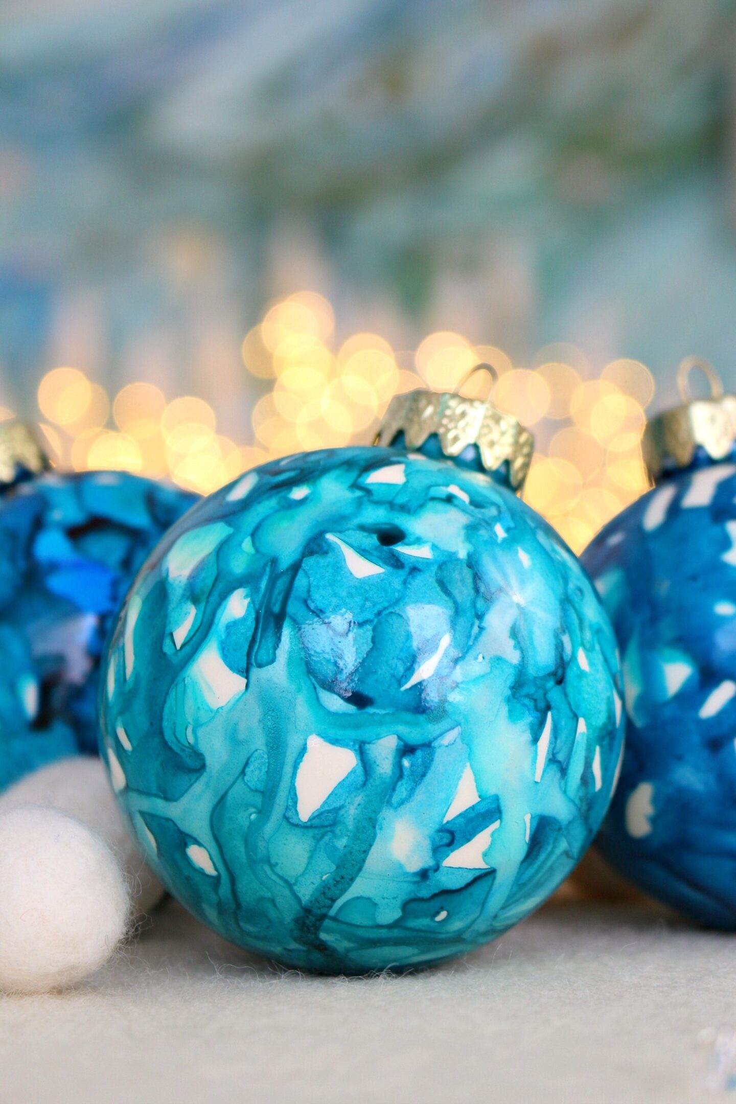 Lake Inspired Christmas Tree Ornament