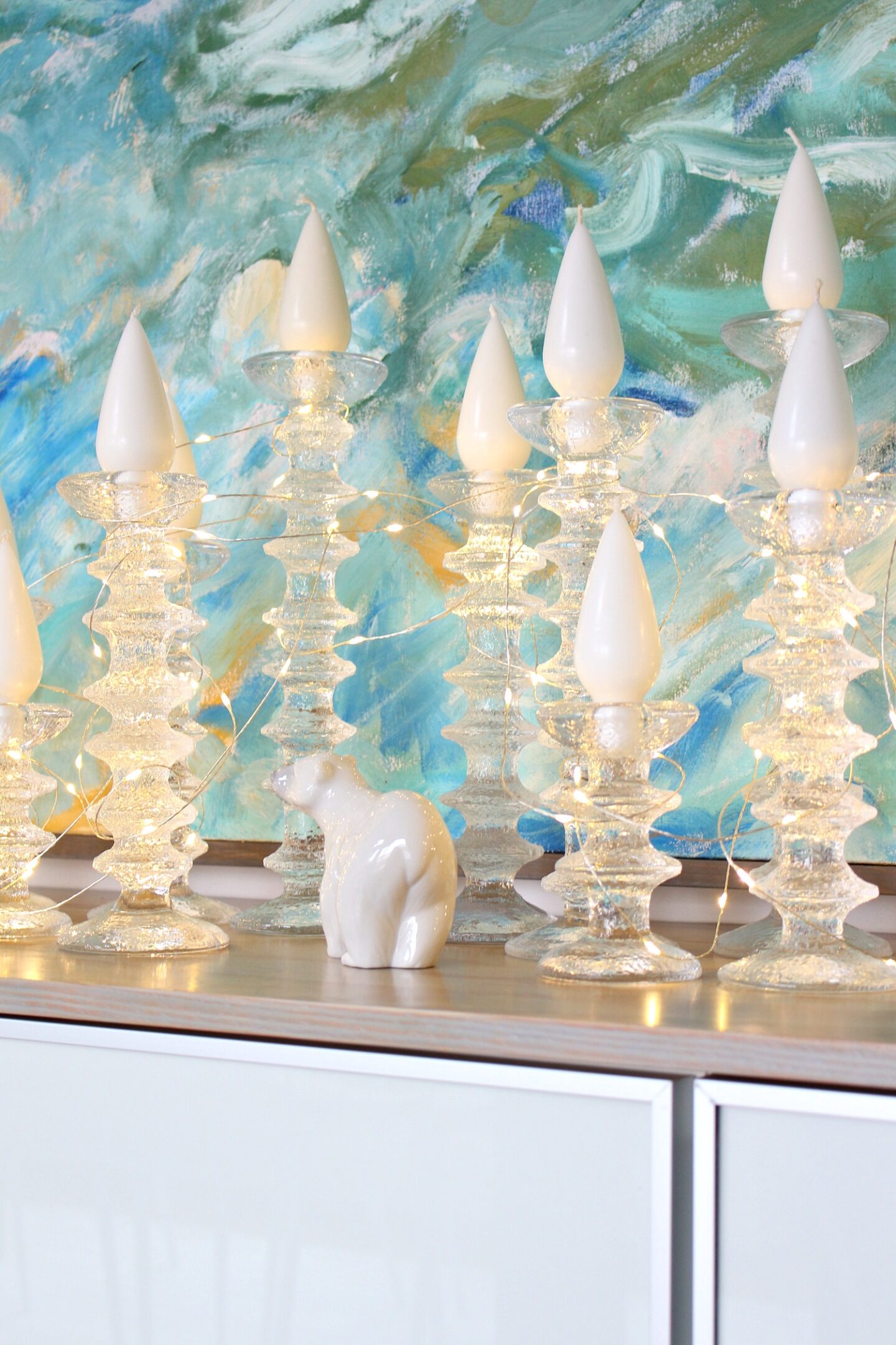 Wintry Decorating Ideas - NO Christmas Tree