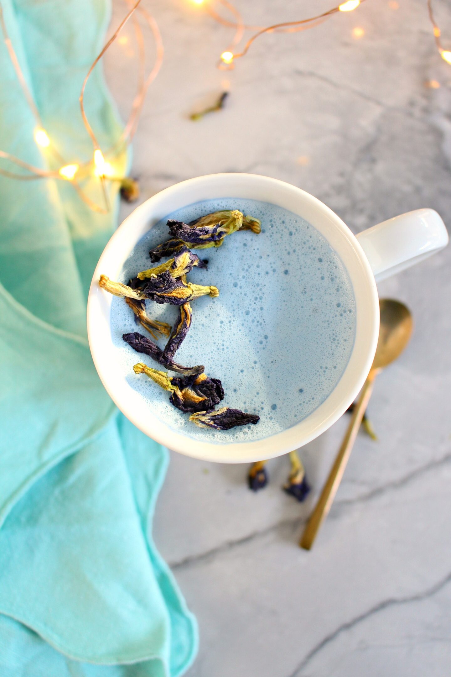 Blue Latte Recipe How To Make A Butterfly Pea Flower Latte