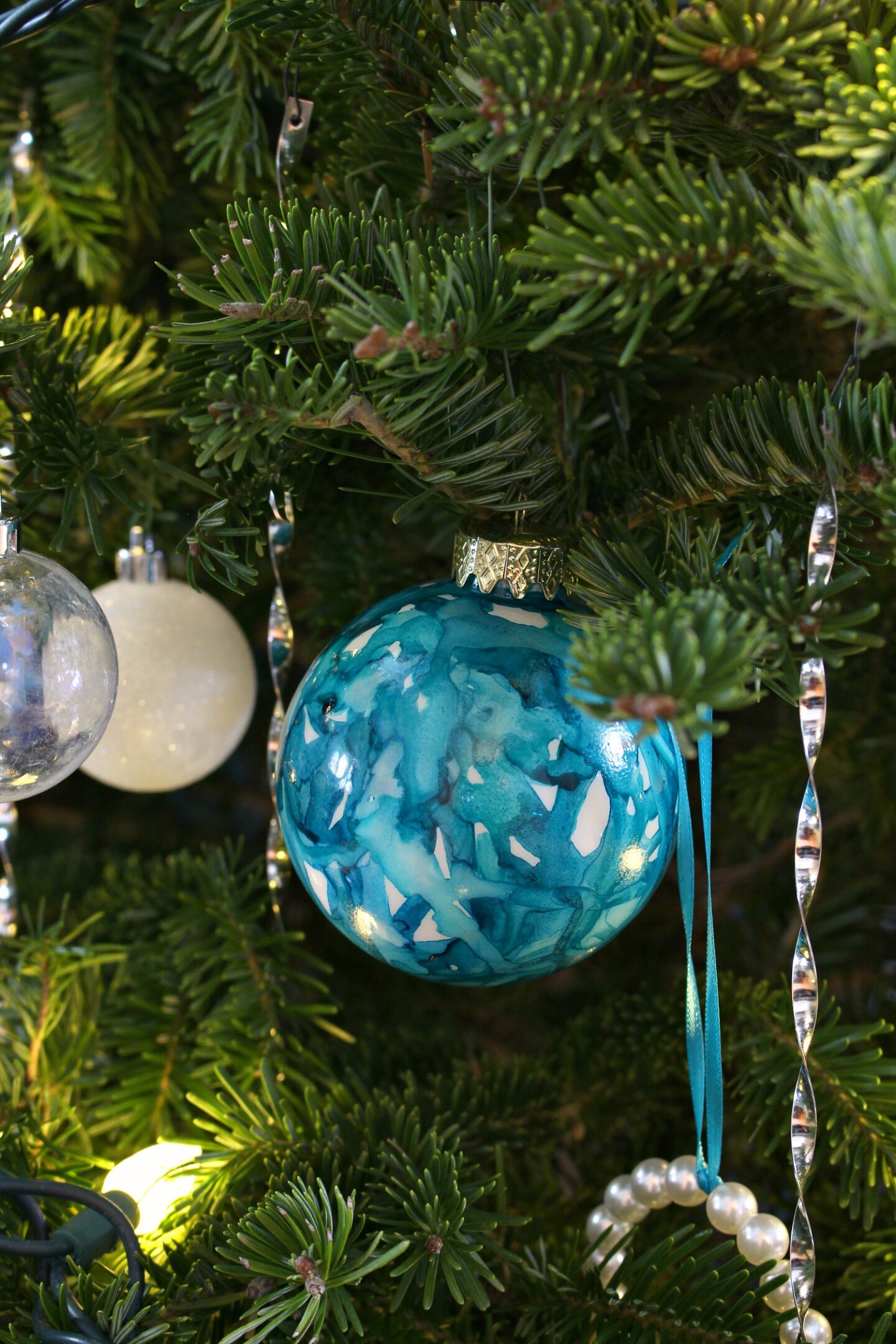 Hand Painted Ink Ornaments