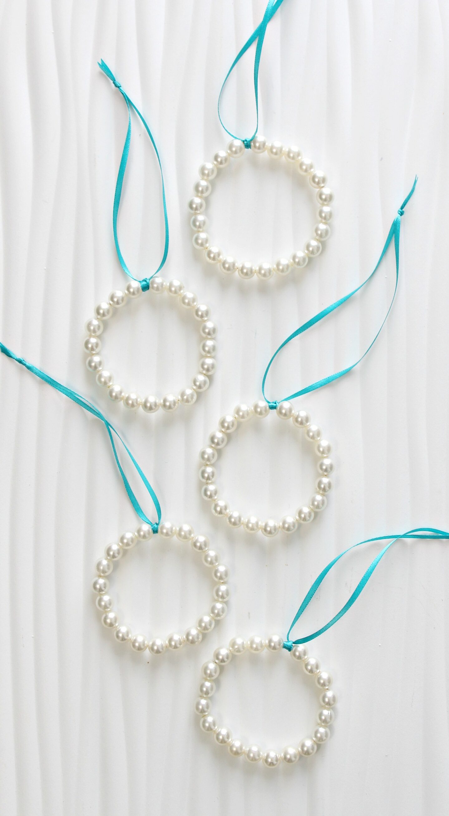 DIY Pearl Christmas Ornaments