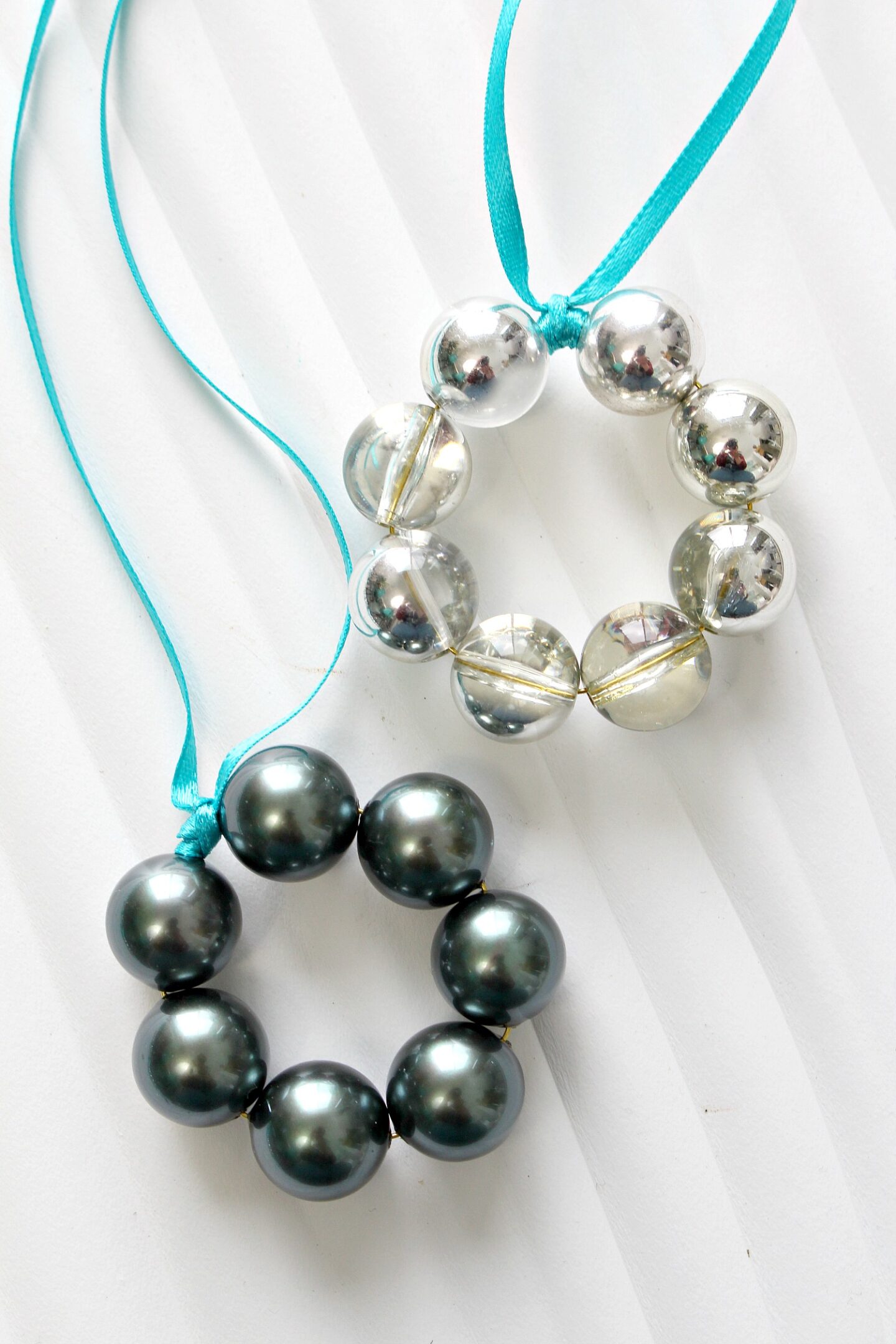 DIY Glass Bead Christmas Ornaments