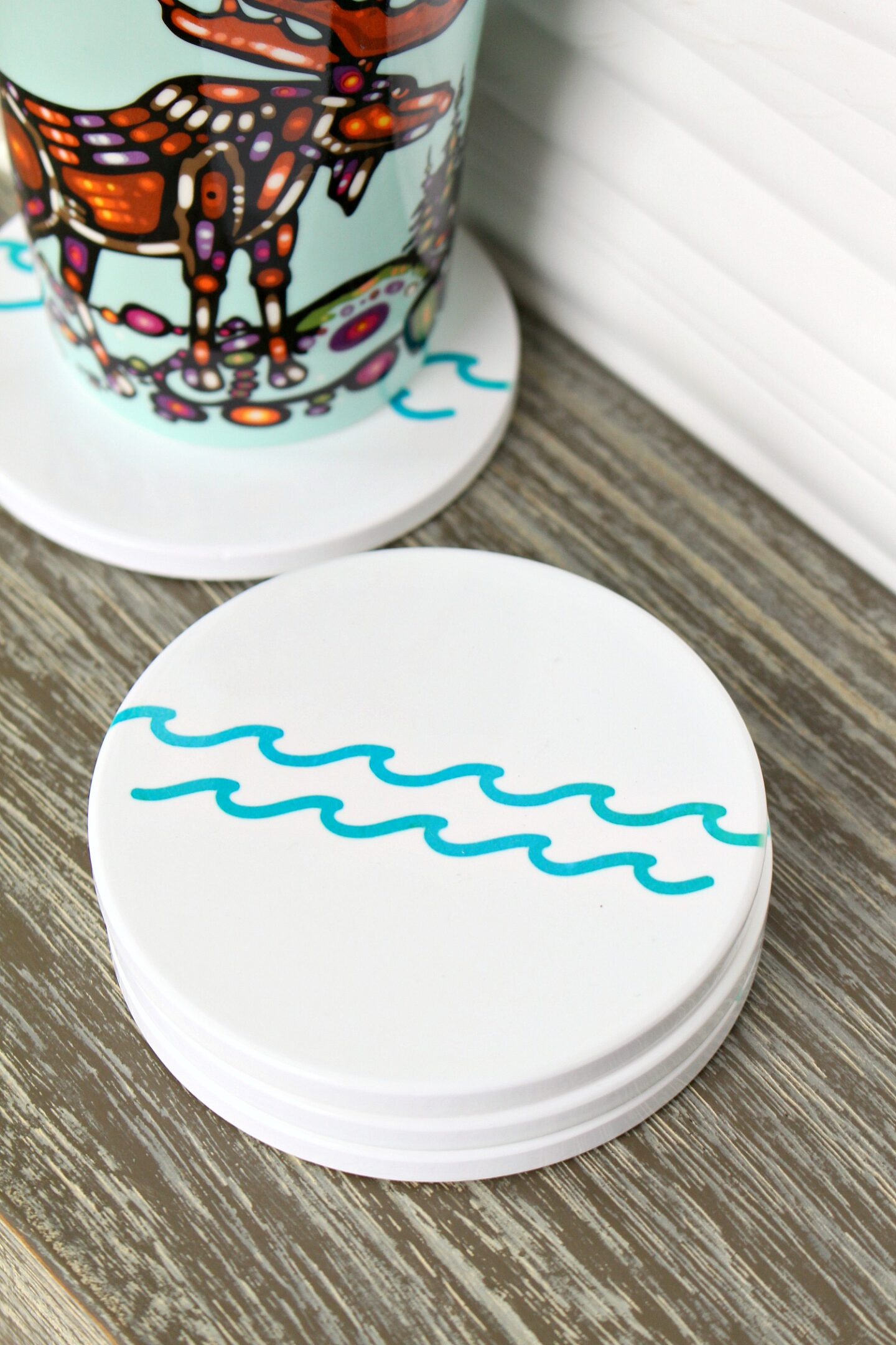DIY Lake Themed Coasters