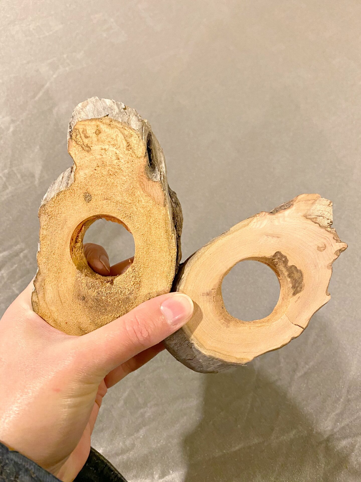 DIY Driftwood Egg Cups