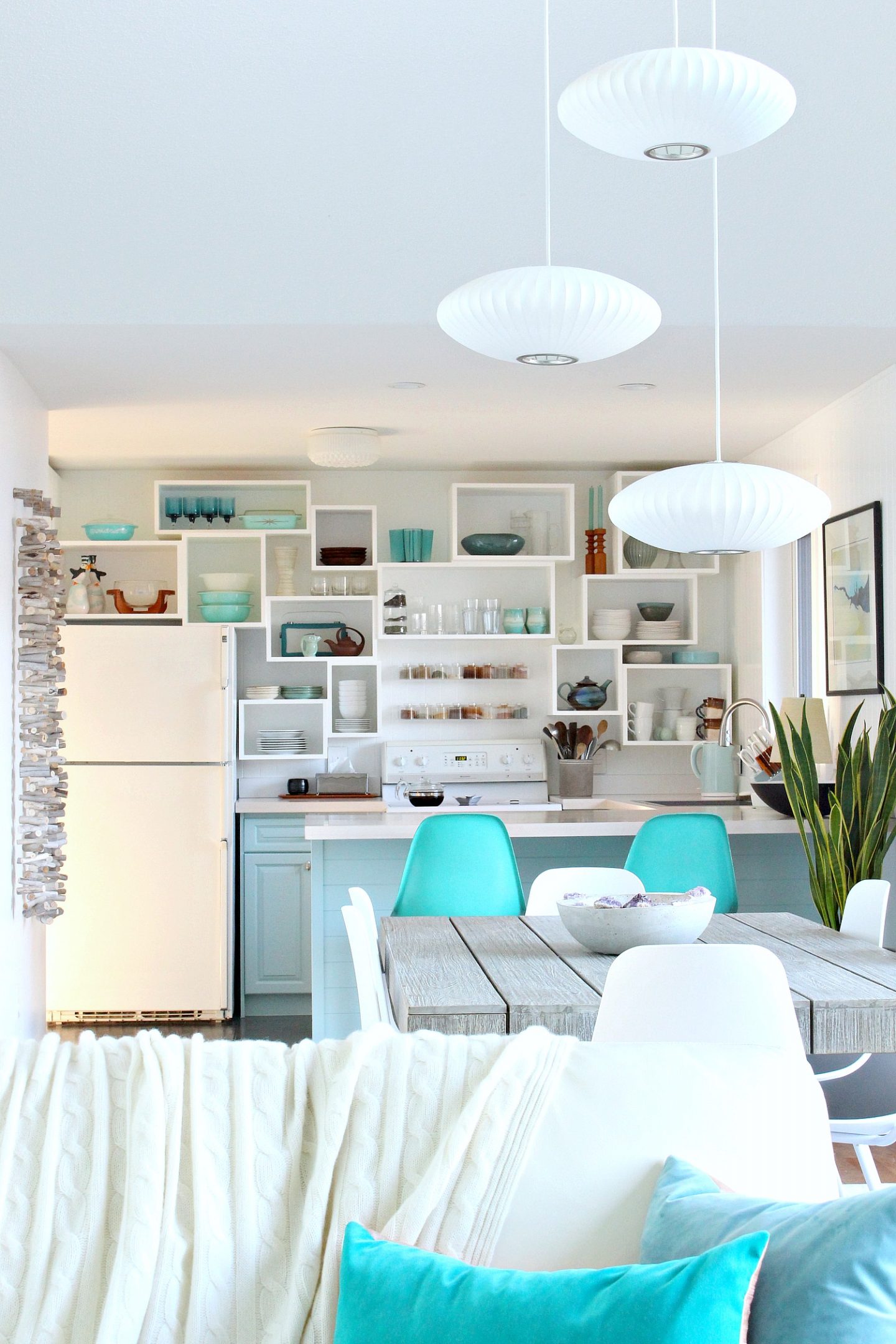 Sherwin Williams Watery in a Kitchen