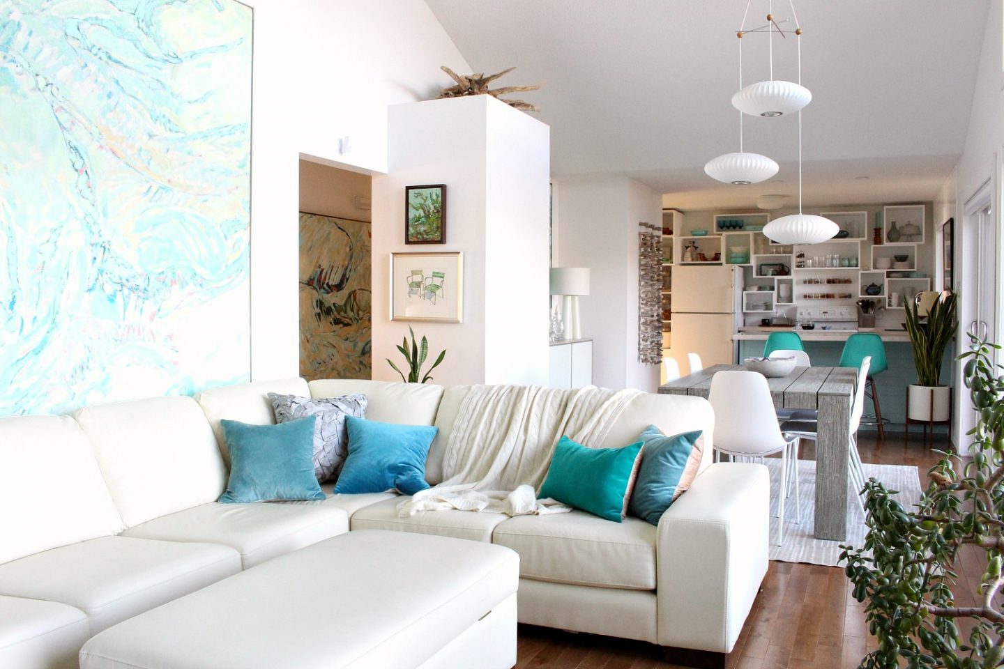 Coastal Living Room Decor