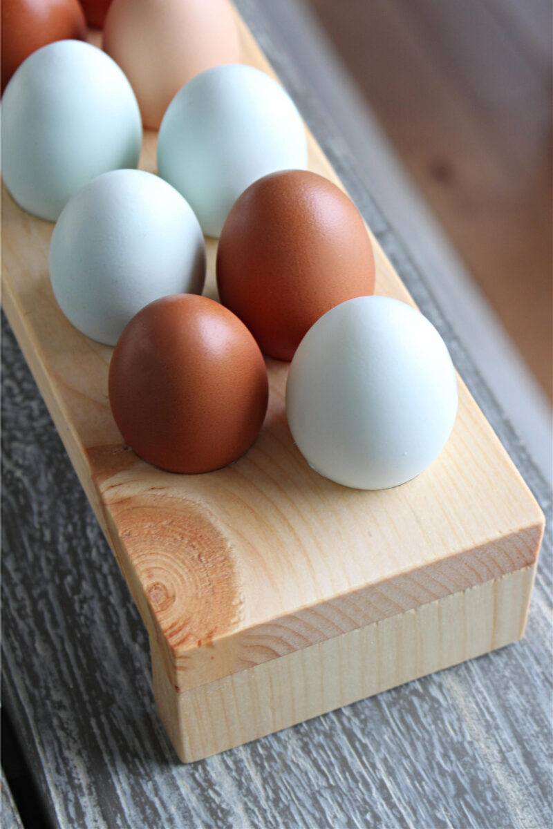 Easy DIY Wooden Egg Holder