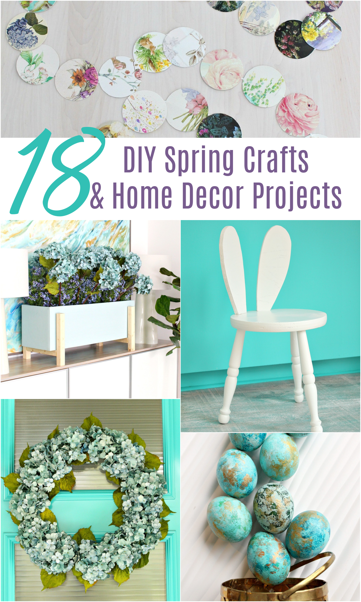 18 DIY spring crafts and home decor projects