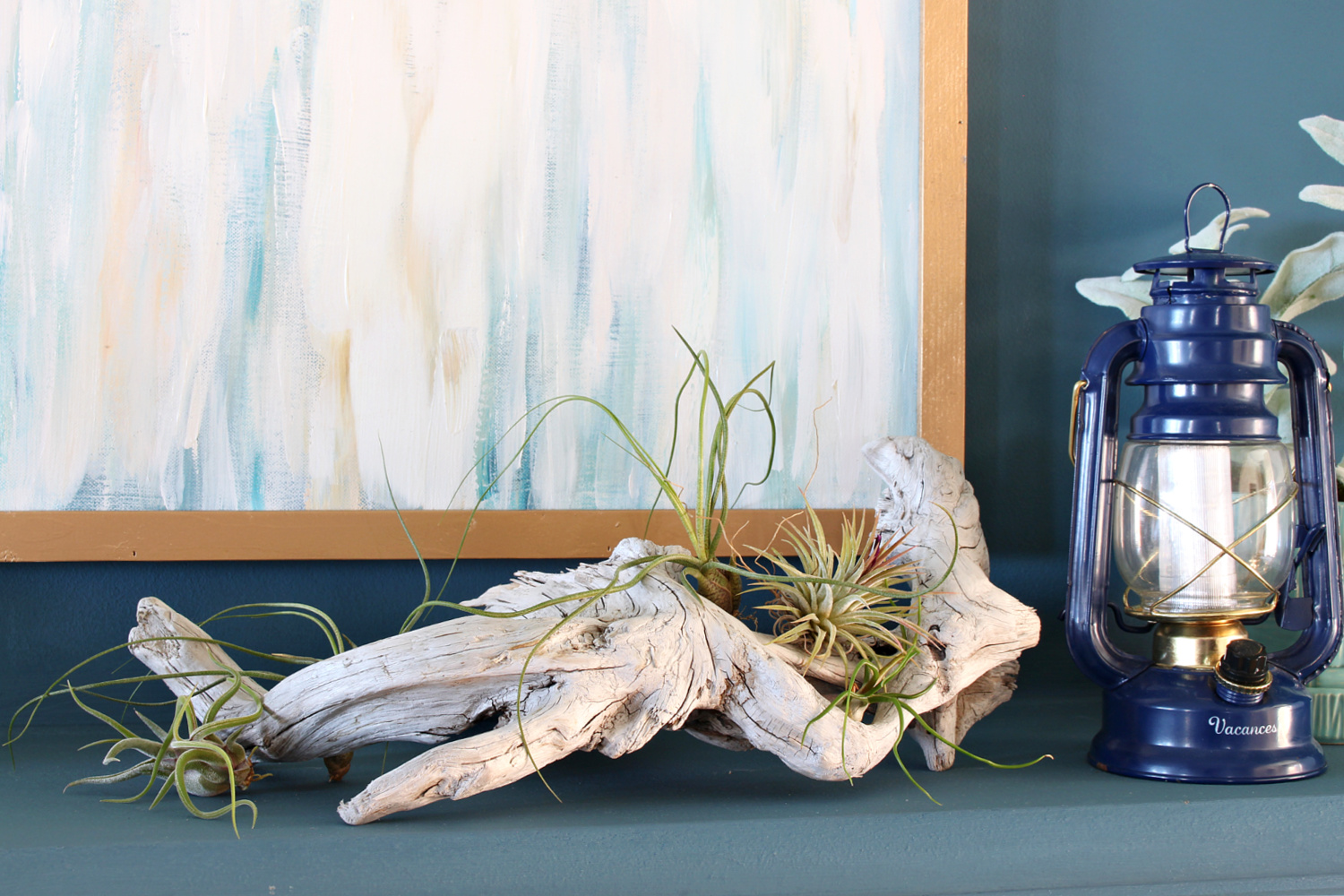 Using driftwood as decor