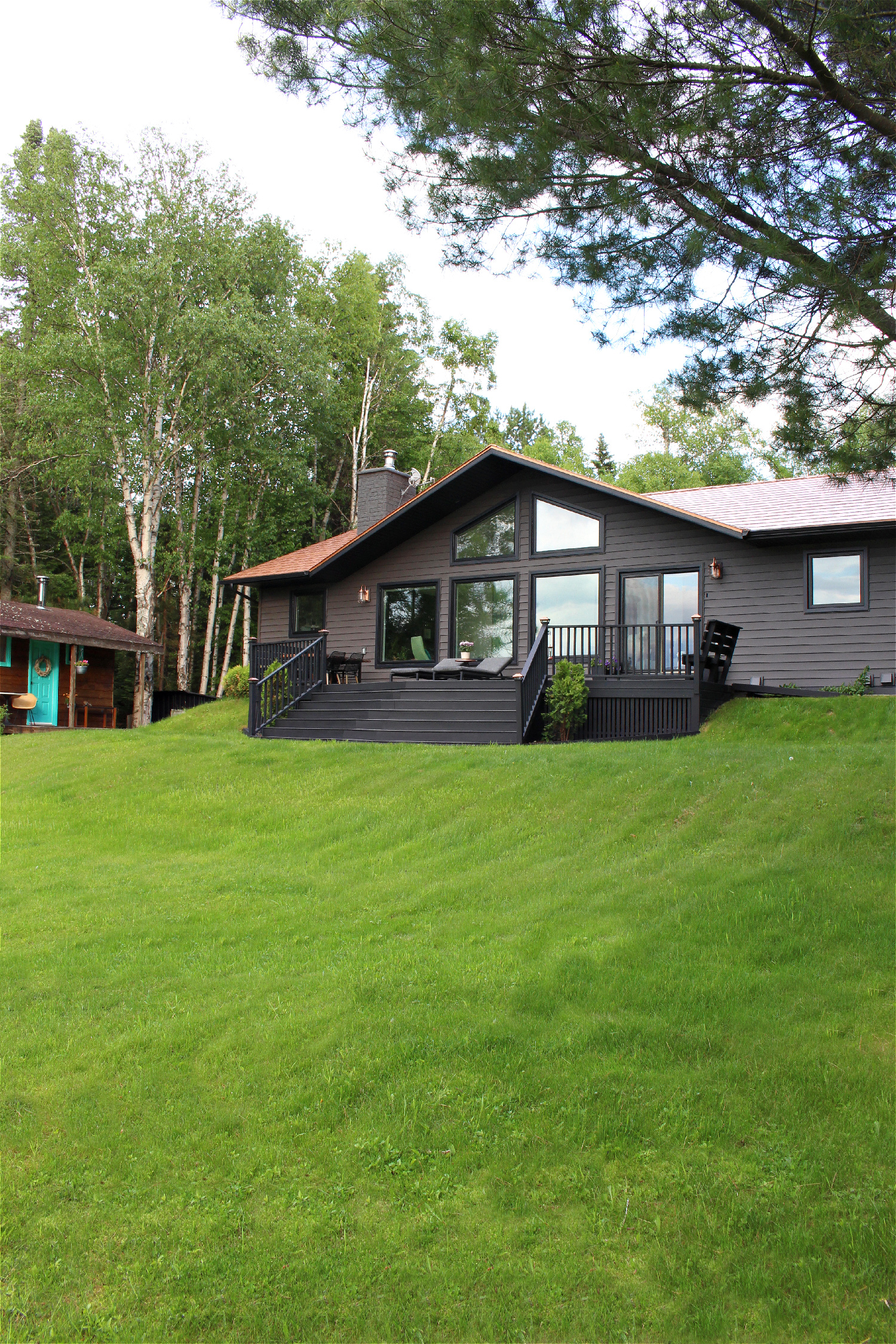 Lake House Exterior Transformation After