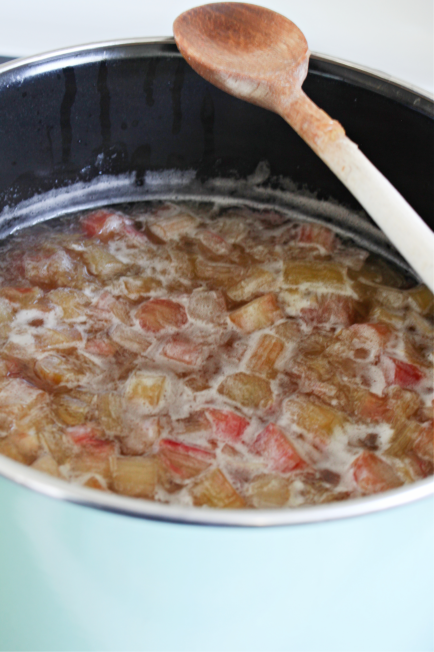 How to Make Rhubarb Simple Syrup