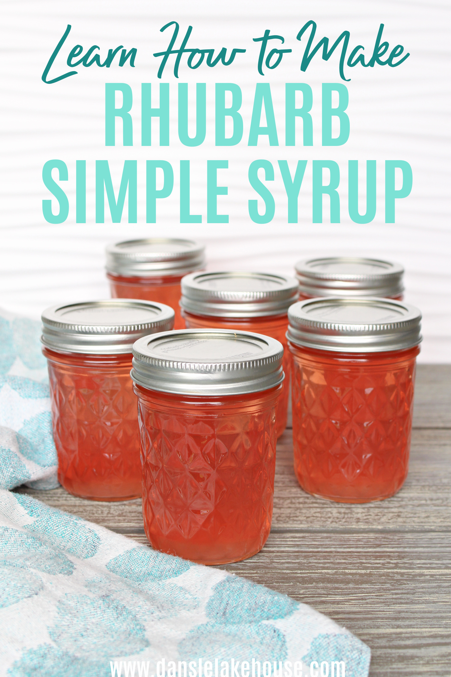 Learn How to Make Rhubarb Simple Syrup