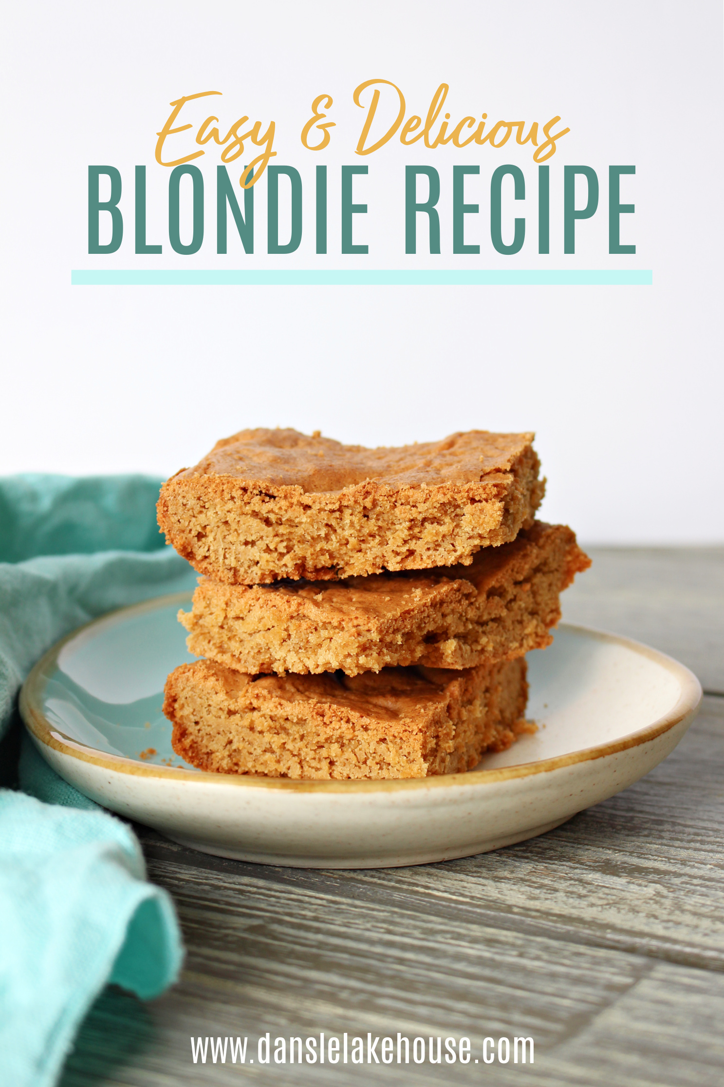 The BEST Blondie Recipe