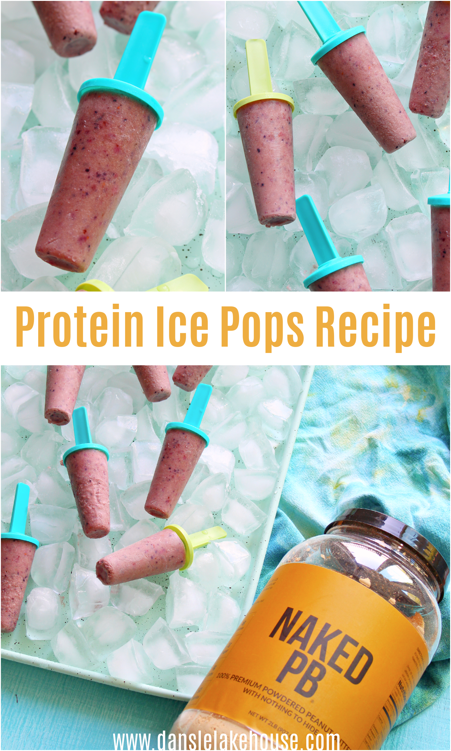Protein Ice Pops Recipe with Naked Nutrition