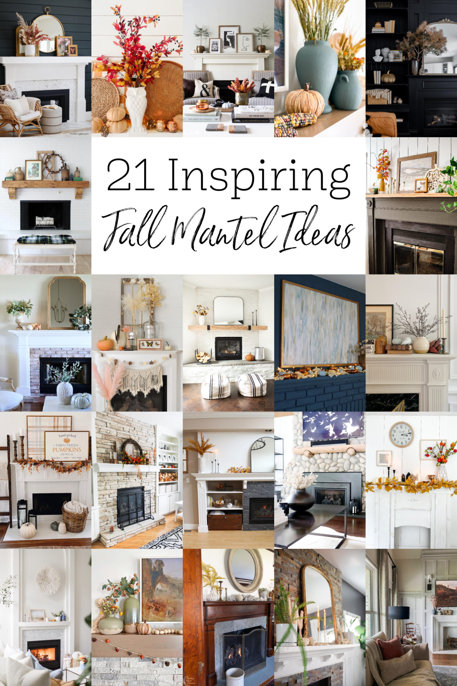 Fall Mantel Ideas