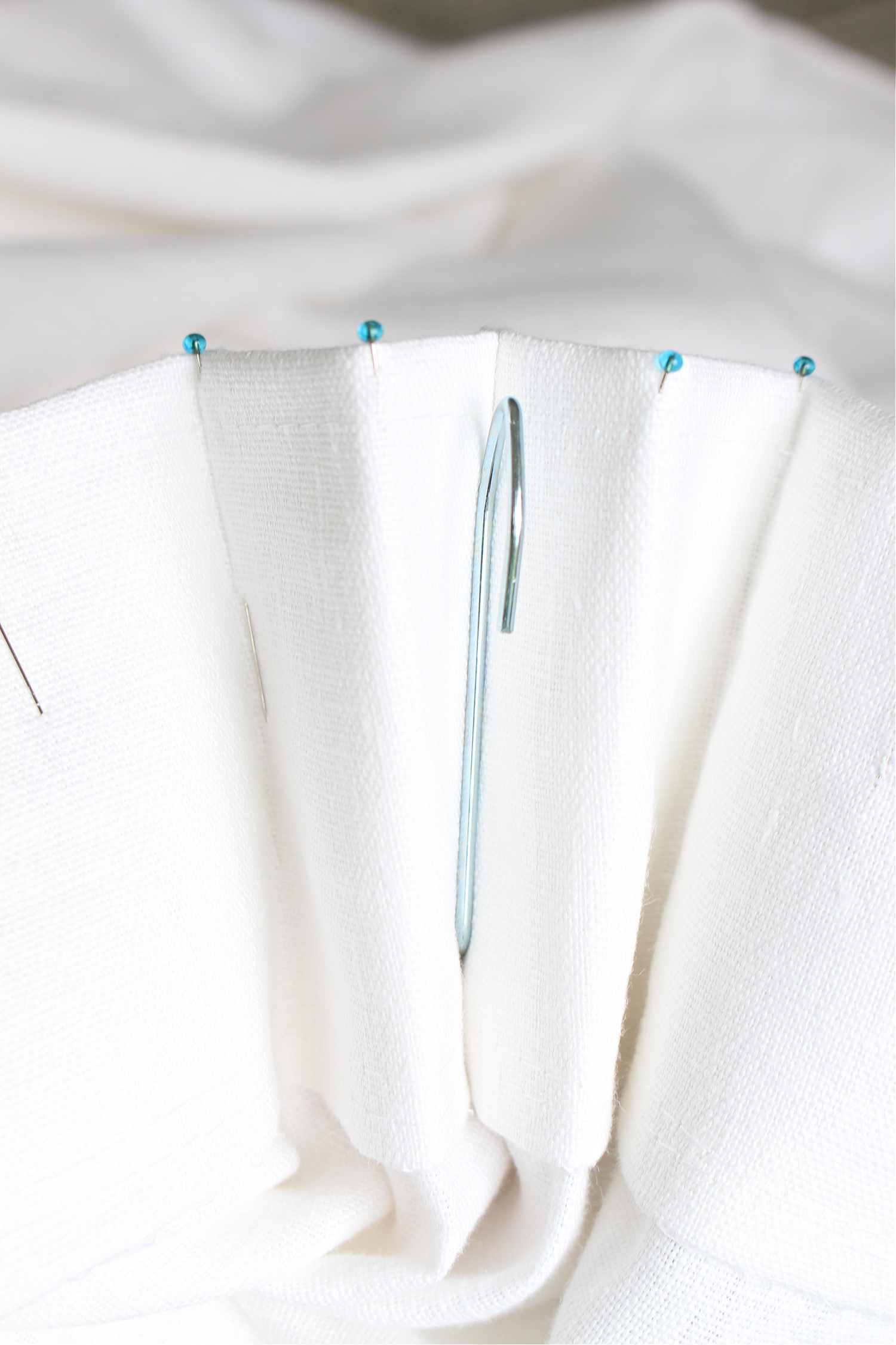 How to Hand Stitch Sew Euro Pleats