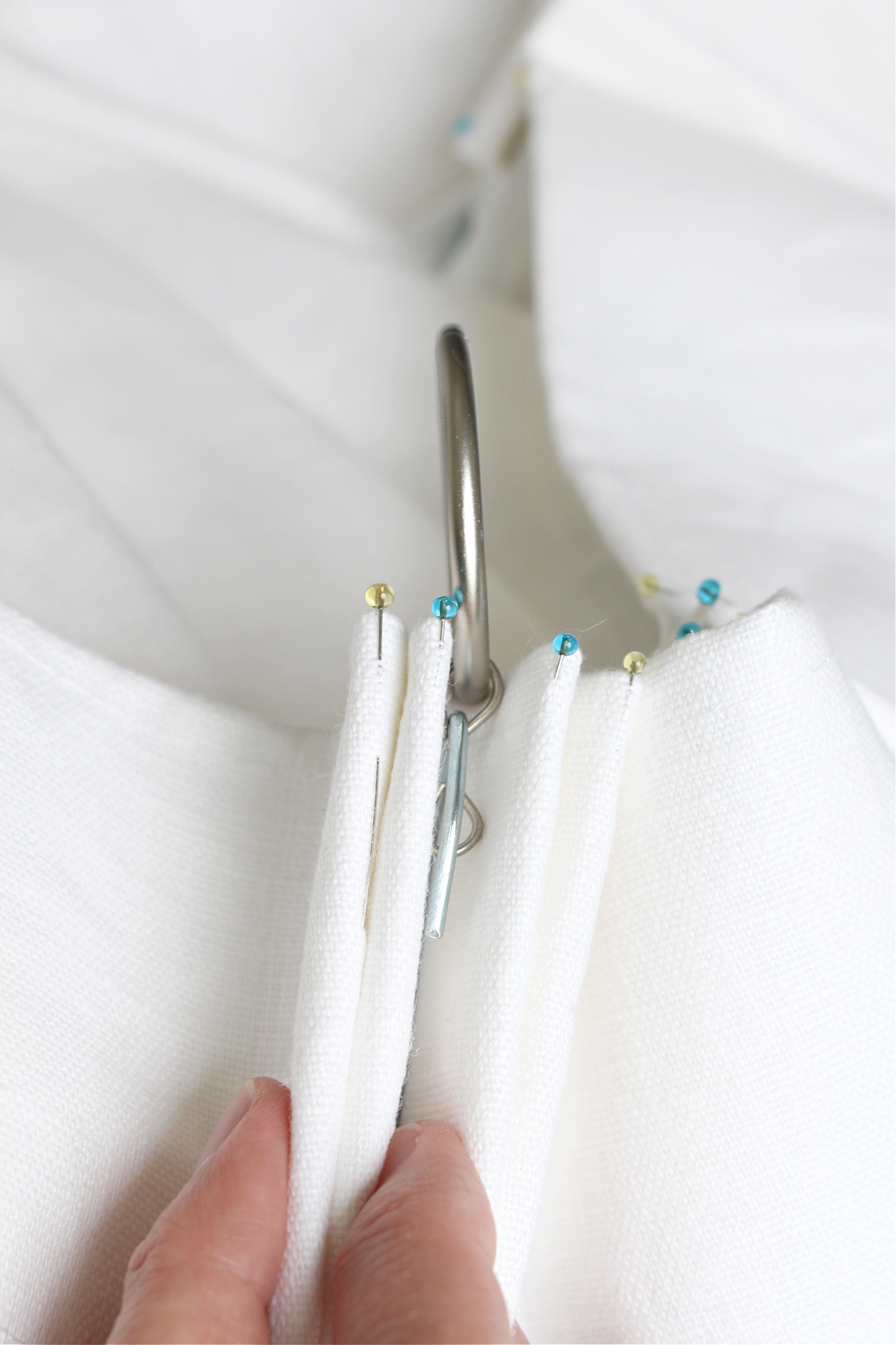How to Hand Stitch Sew Euro Pleats