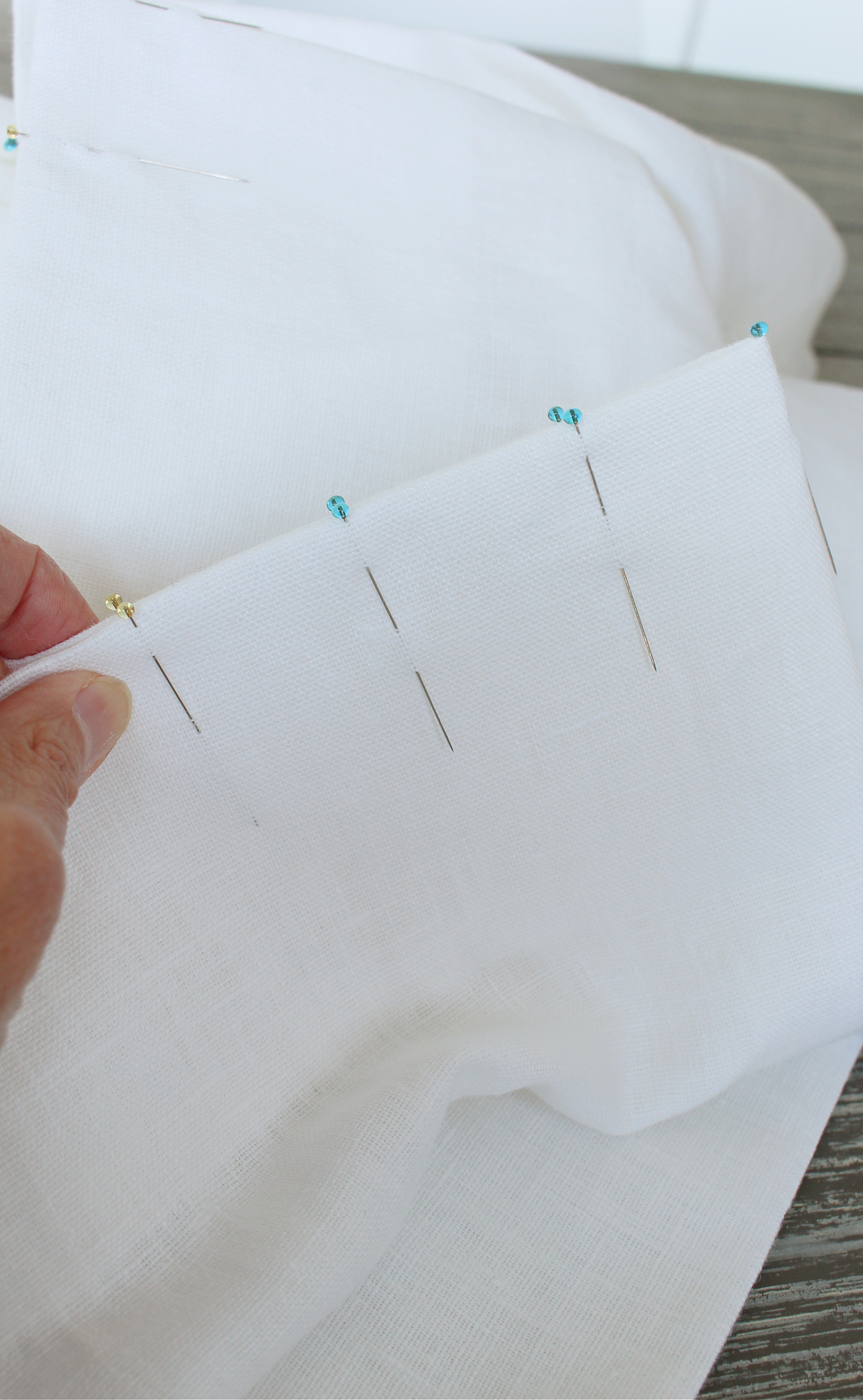 How to Hand Stitch Sew Euro Pleats